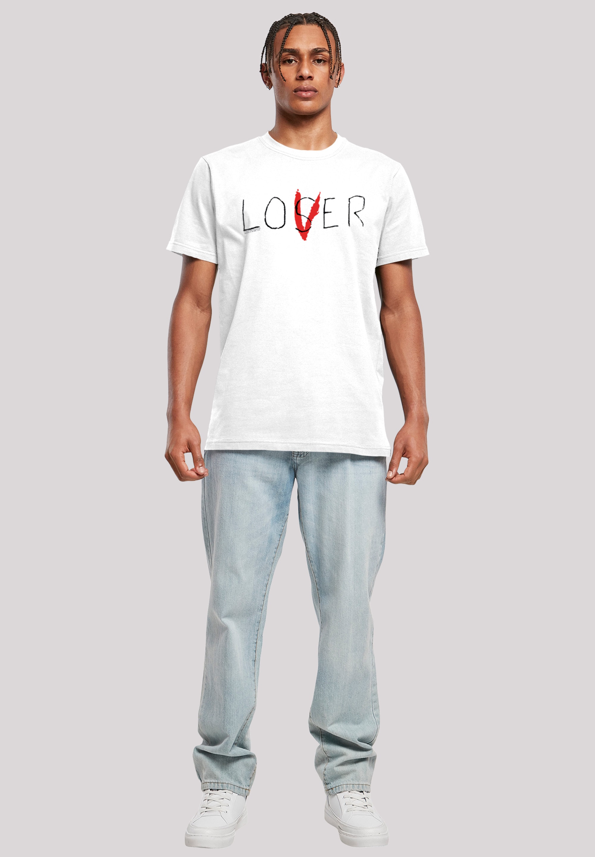 F4NT4STIC T-Shirt »IT Loser Lover«, Herren,Premium Merch,Regular-Fit,Basic,Bedruckt