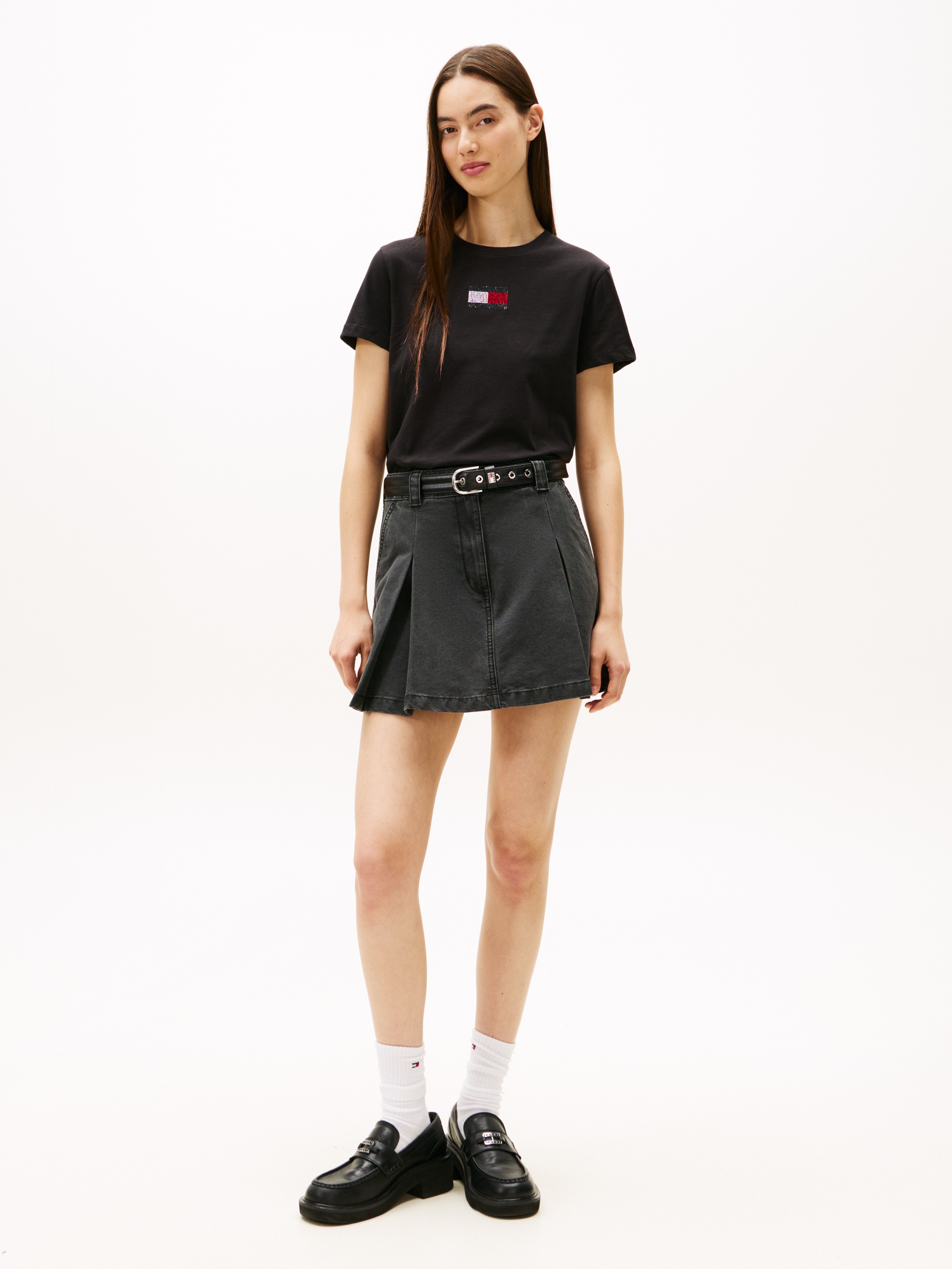 Thumbnail - Tommy Jeans Kurzarmshirt "TJW REG PARTY FLAG TEE EXT"