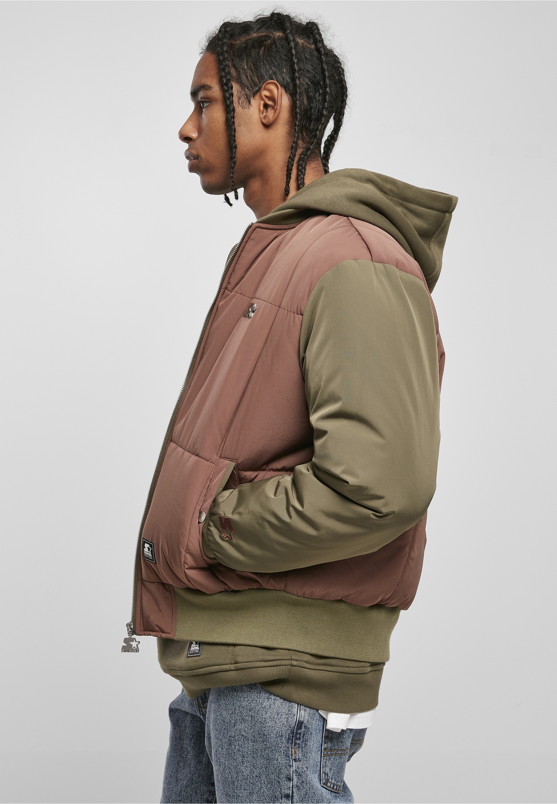 Starter Black Label Bomberjacke »Starter Black Label Herren Starter Quilted Bomber Jacket« 1 Stk. tlg. ohne Kapuze