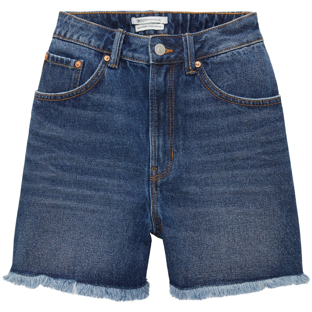 TOM TAILOR Denim Jeansshorts, mit Used Look und Waschung