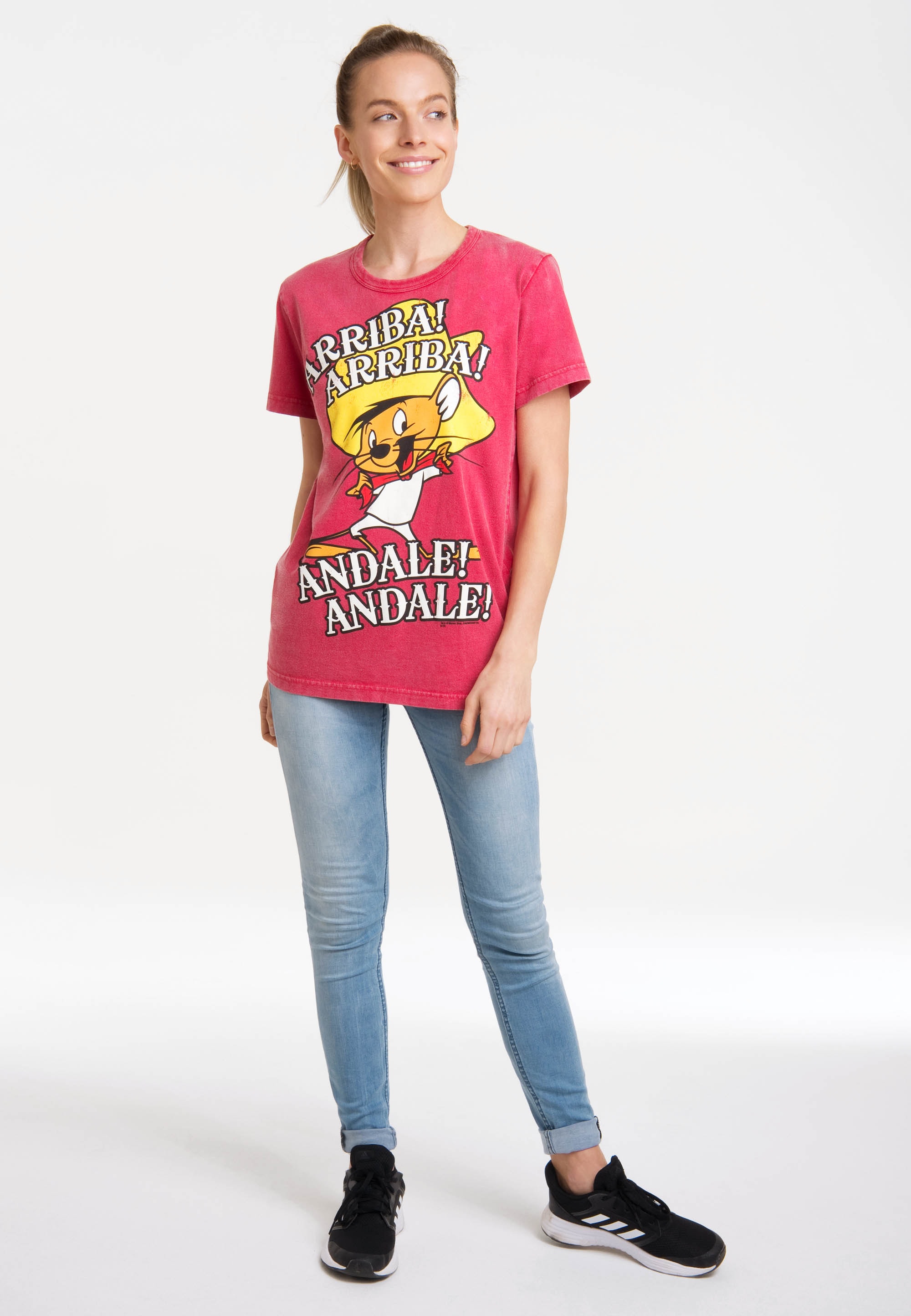 LOGOSHIRT T-Shirt »Looney Tunes - Speedy Gonzales«, mit lizenziertem Print