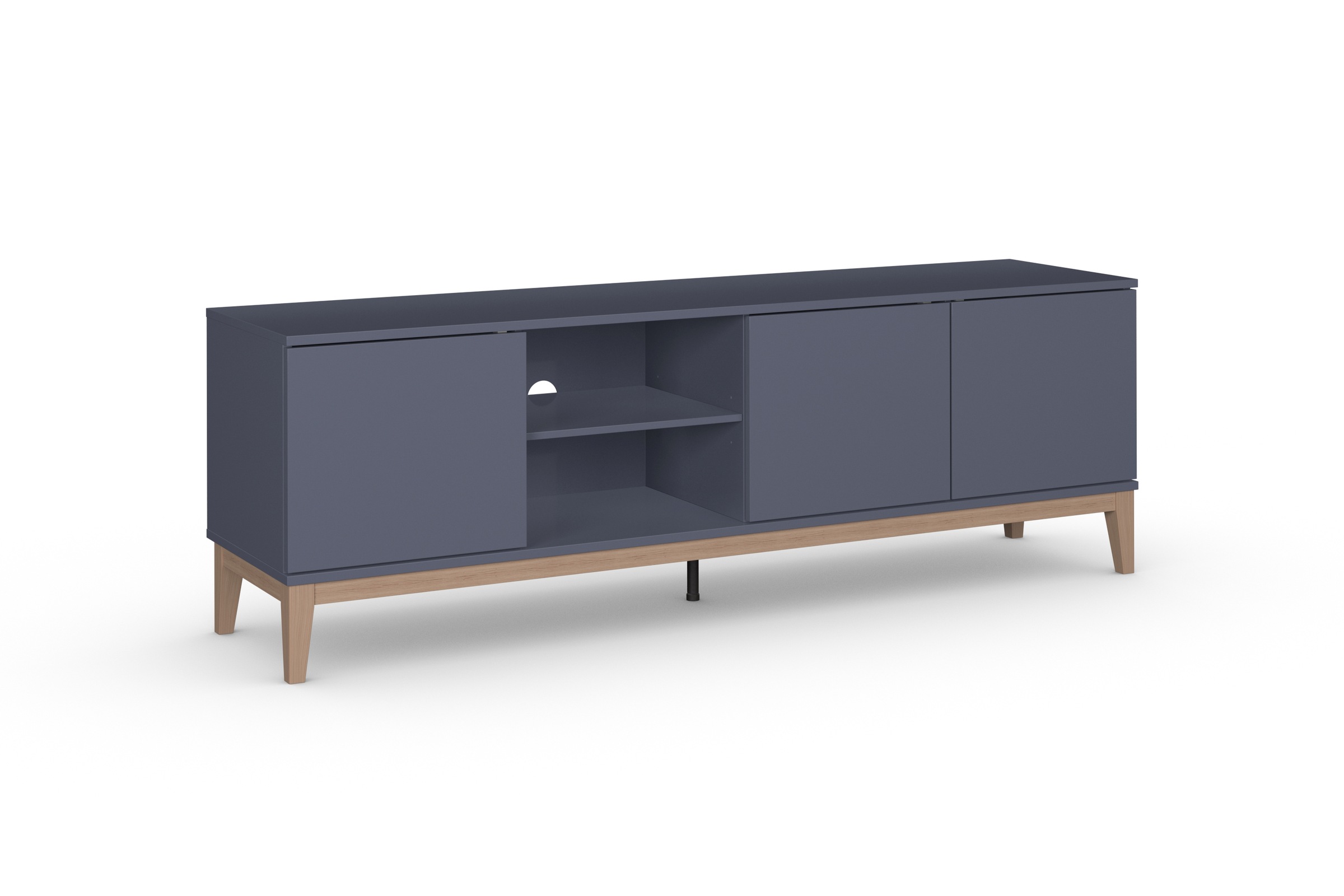 Thumbnail - OTTO home Lowboard "Maryd" 1 Stk. tlg. Kommode, Untergestell in Holzoptik, Breite 160 cm