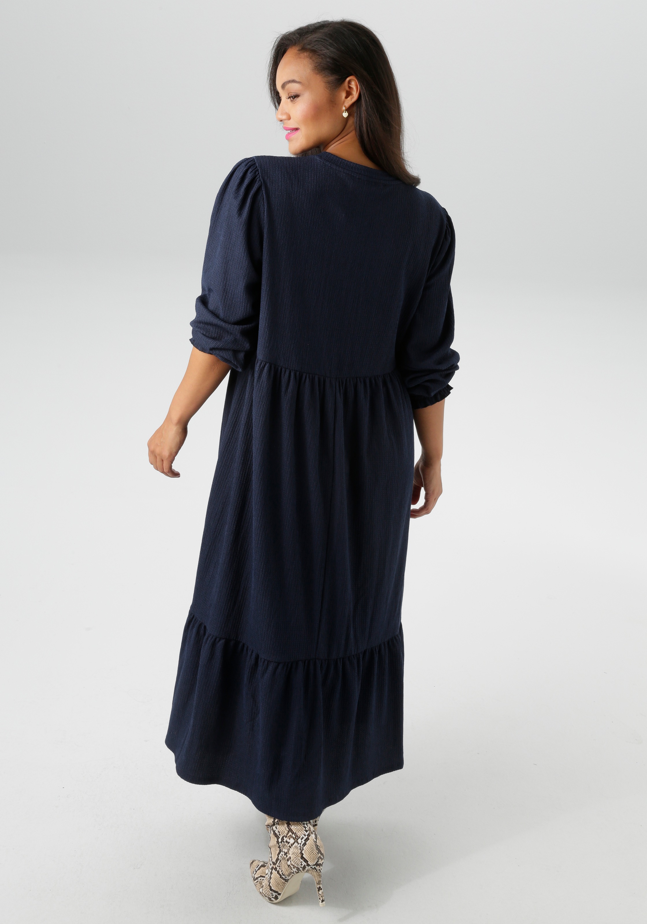 Aniston PLUS Jerseykleid, in trendiger Farbpalette - NEUE KOLLEKTION