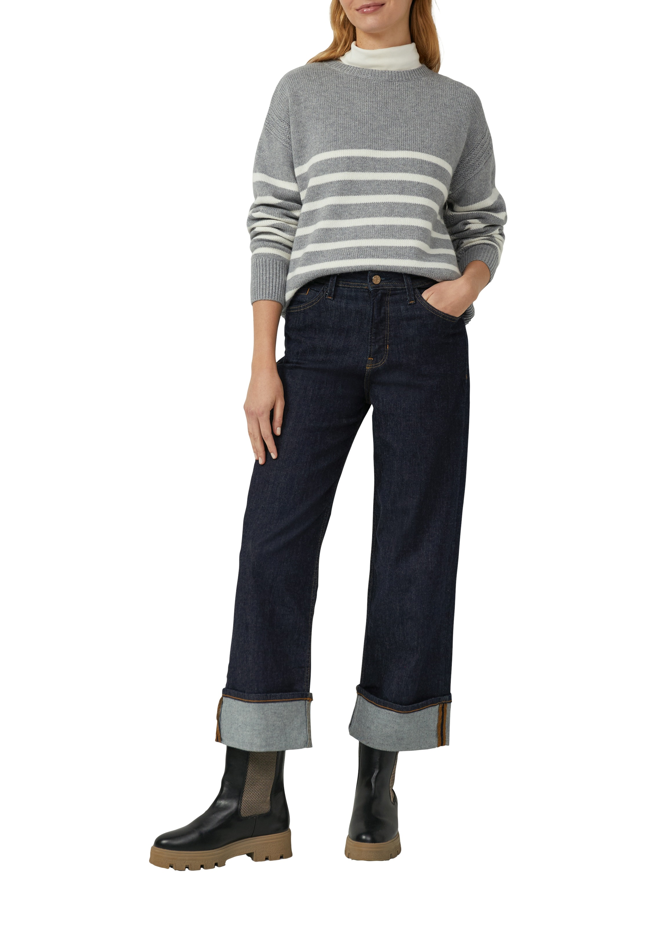 s.Oliver Strickpullover Relaxed Fit, mit Raglanärmeln günstig online kaufen