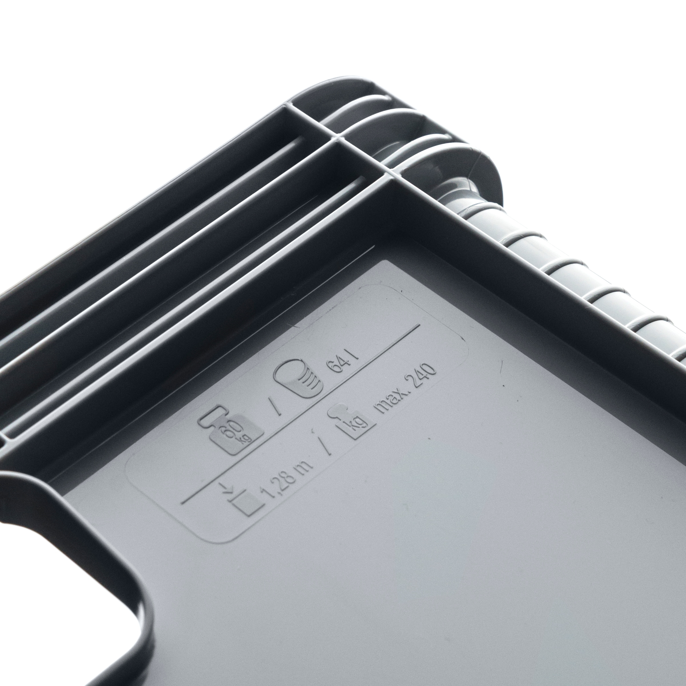 keeeper Transportbehälter »Transportbox robert, 3er Set, 64 L, 60 x 40 x 32 cm« 40 cm breit 32 cm hoch 60 cm lang Set, 3 Stk. tlg. säure- und laugenbeständig, 60 kg Tragkraft