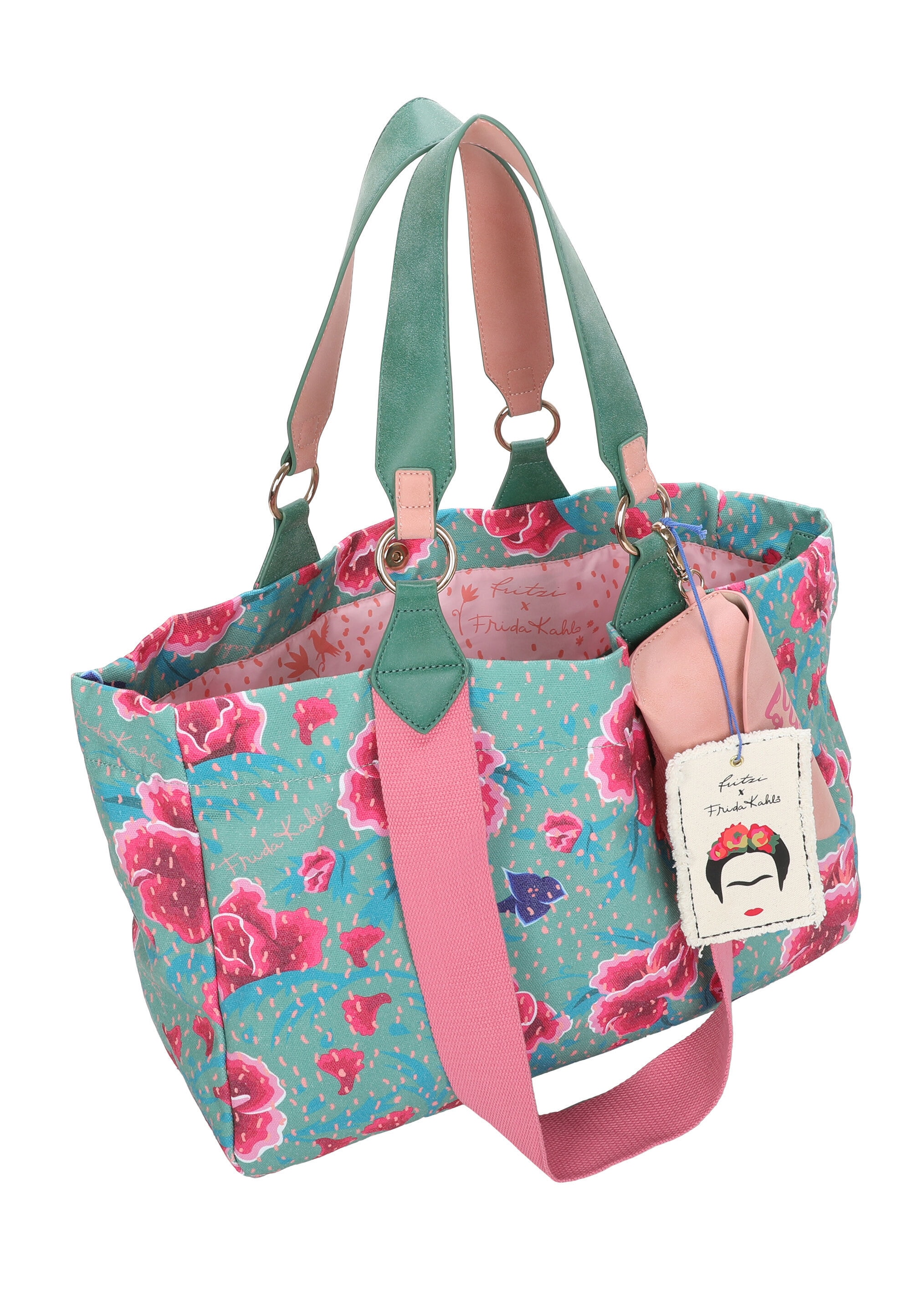 Fritzi aus Preußen Shopper »Fritzi x Frida Kahlo« mit Blumenprint