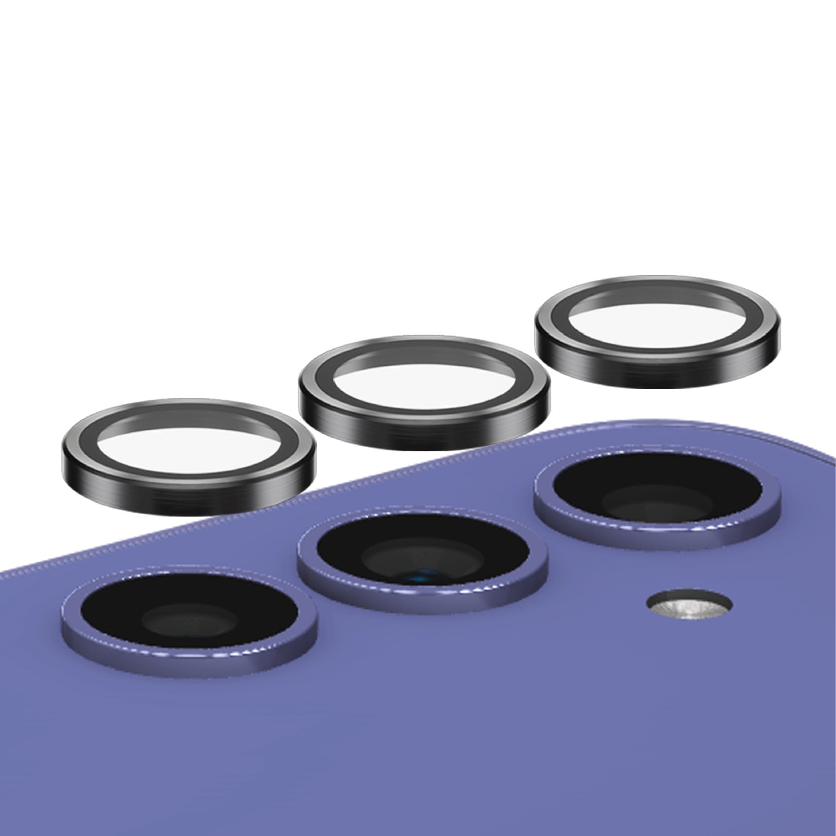 PanzerGlass Kameraschutzglas »Hoops Camera Protector für Samsung Galaxy A34 5G, Black«, für Samsung Galaxy A34 5G