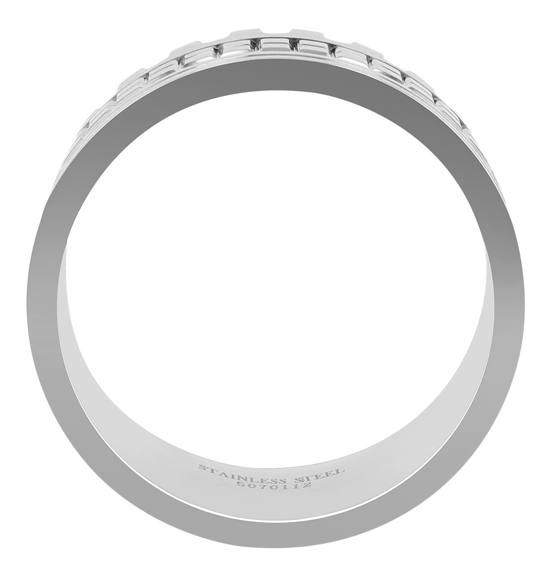 Adelia´s Fingerring »Herren Ring aus Edelstahl« Ideal zum Verschenken – schlicht und stilvoll