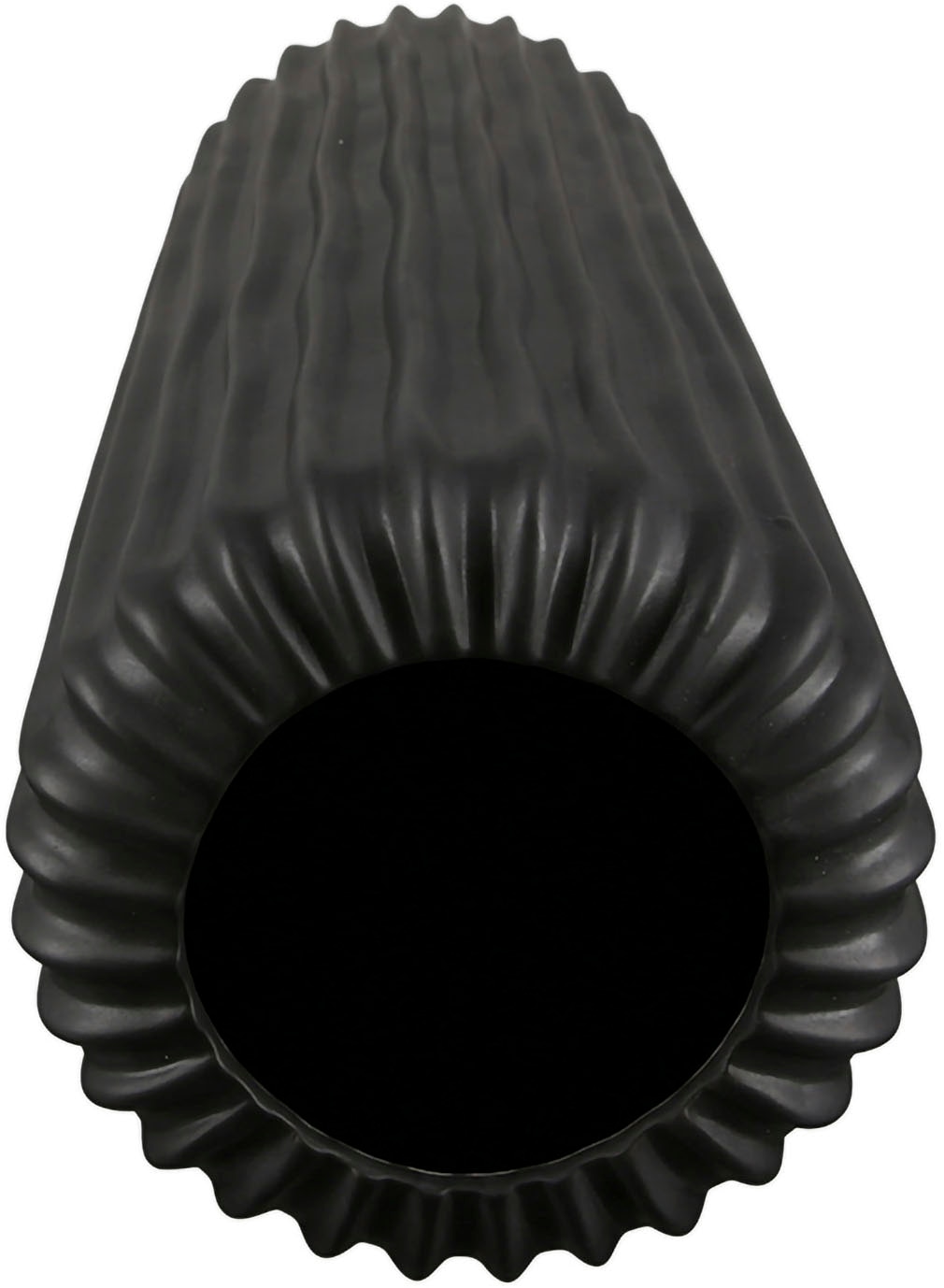 Casablanca by Gilde Bodenvase »Vase Fjord schwarz H. 58 cm«, (1 St.)