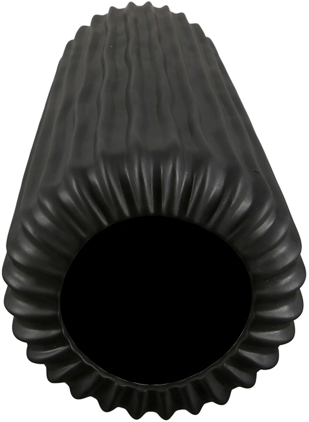 Casablanca by Gilde Bodenvase "Vase Fjord schwarz H. 58 cm", (1 St.) günstig online kaufen