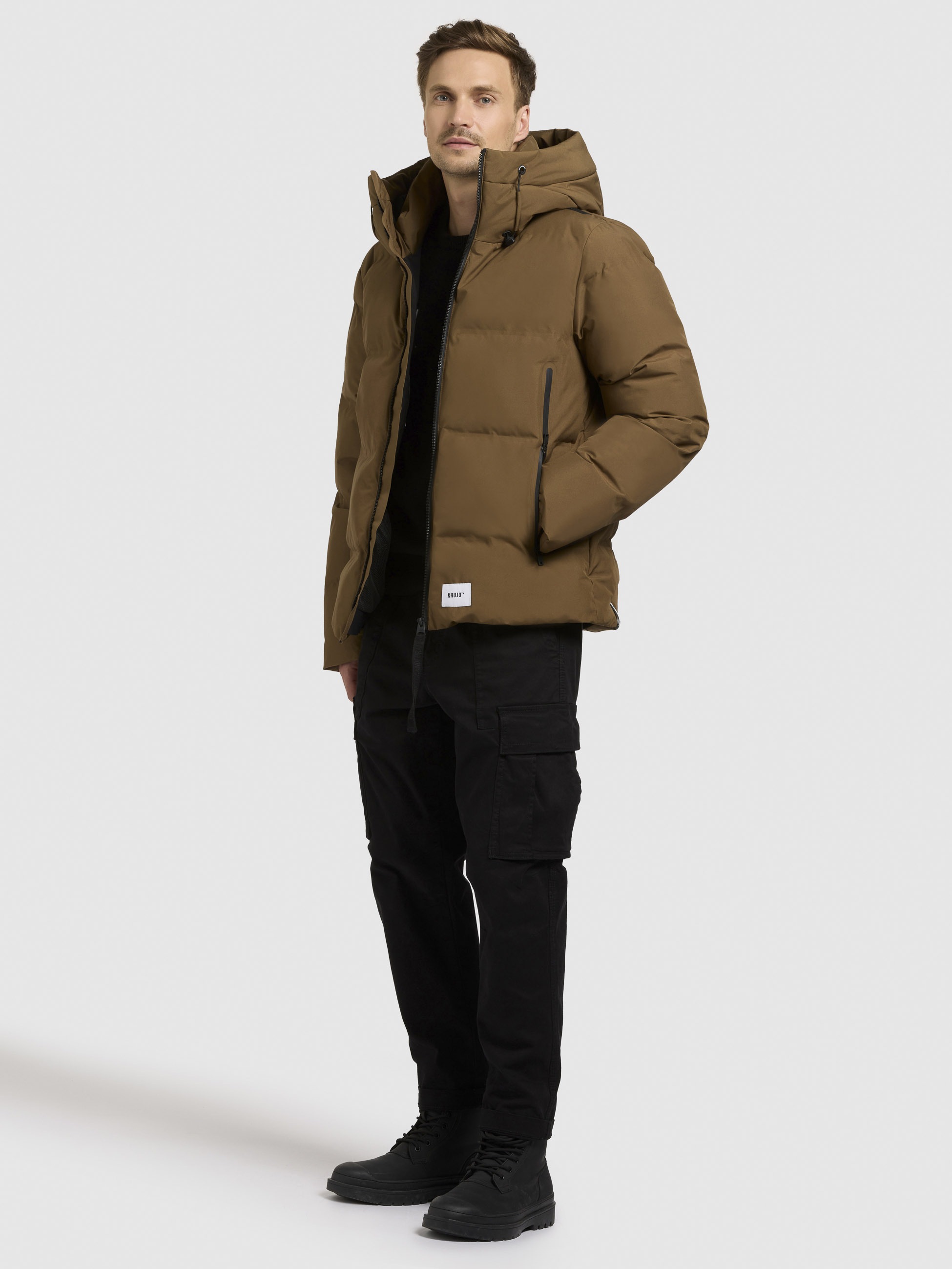 khujo Steppjacke »WESH2«, mit Kapuze