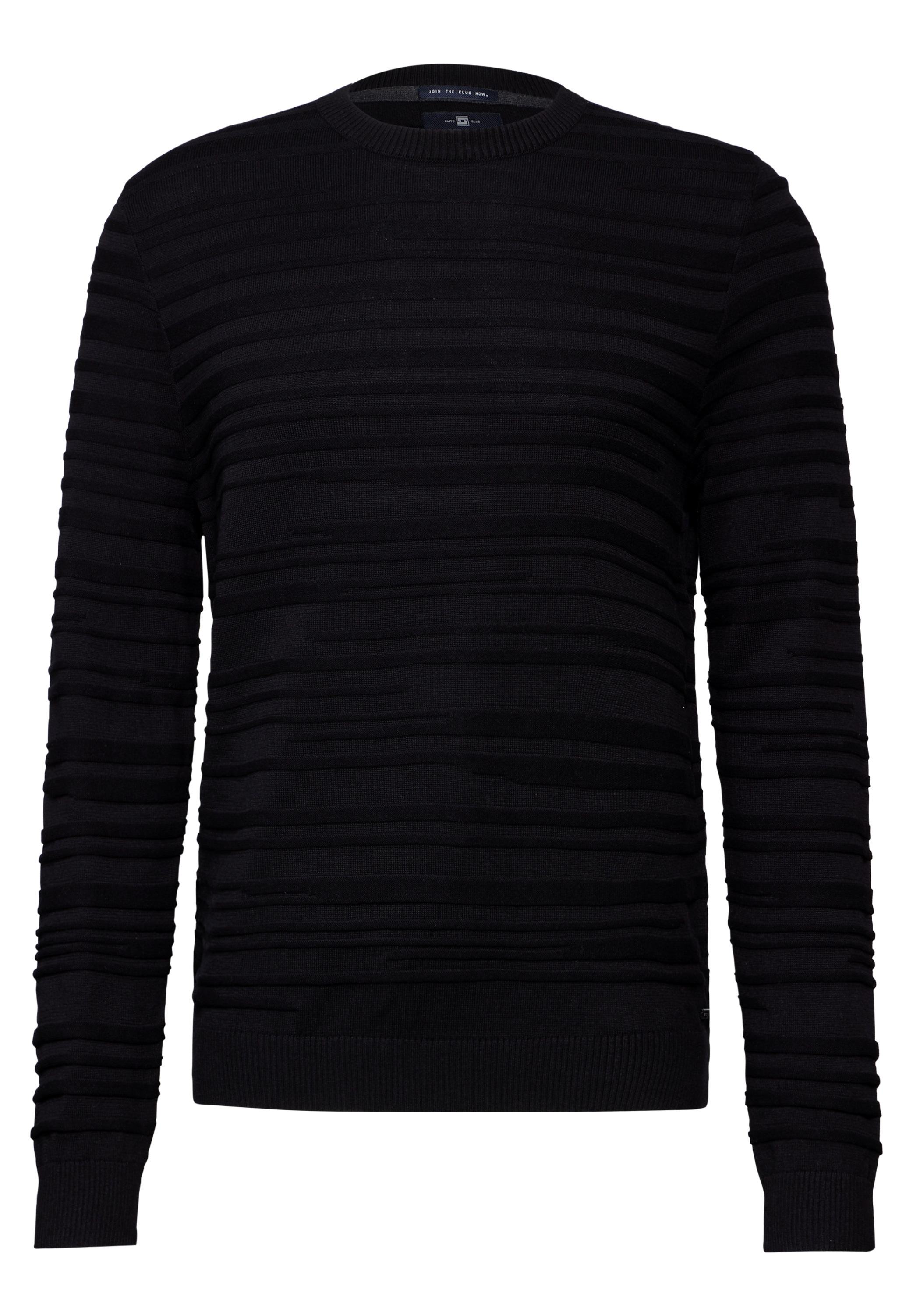 STREET ONE MEN Strickpullover, mit Rundhalsausschnitt