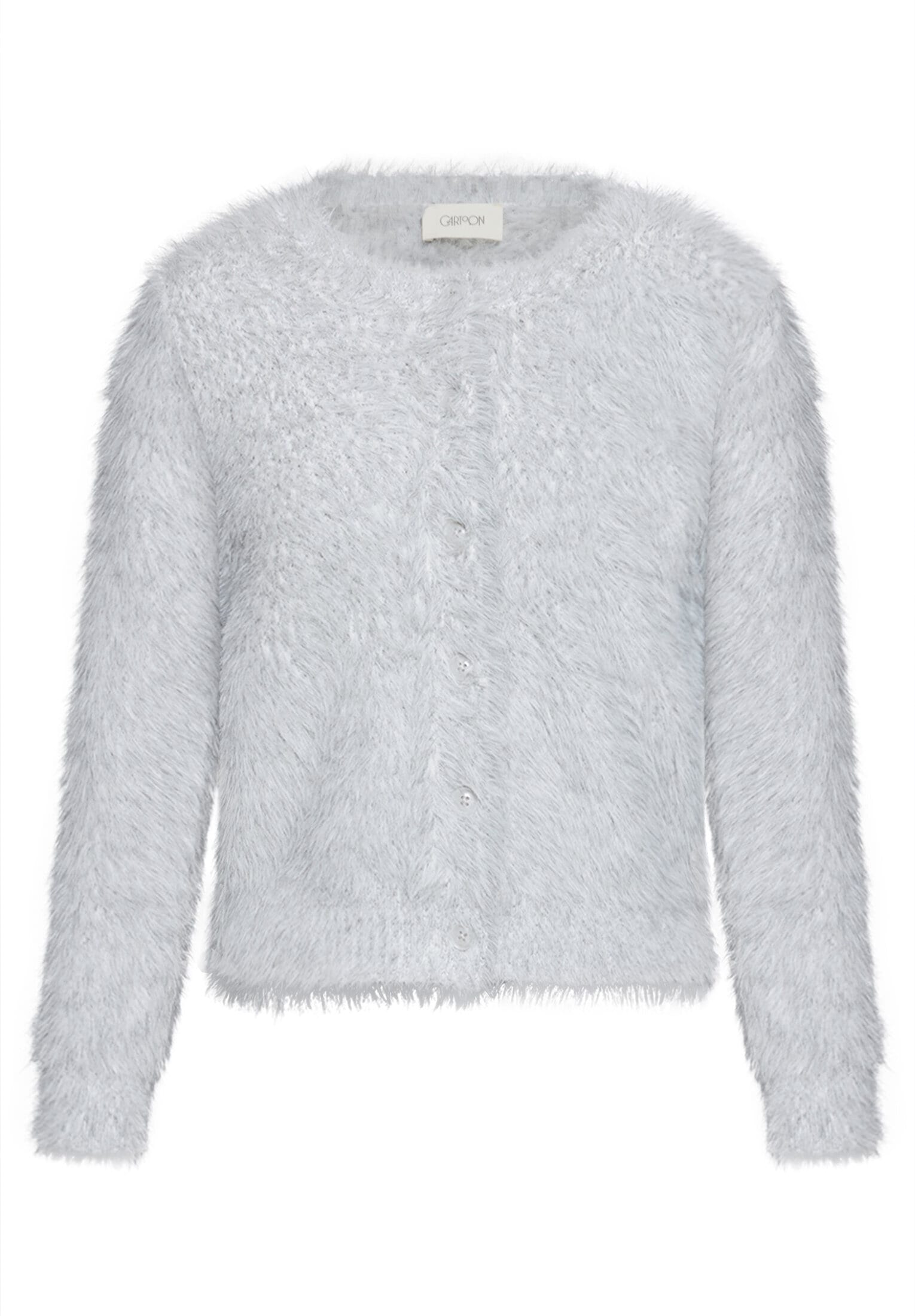Cartoon Strickjacke »Damen mit Rundhalsausschnitt« 1
