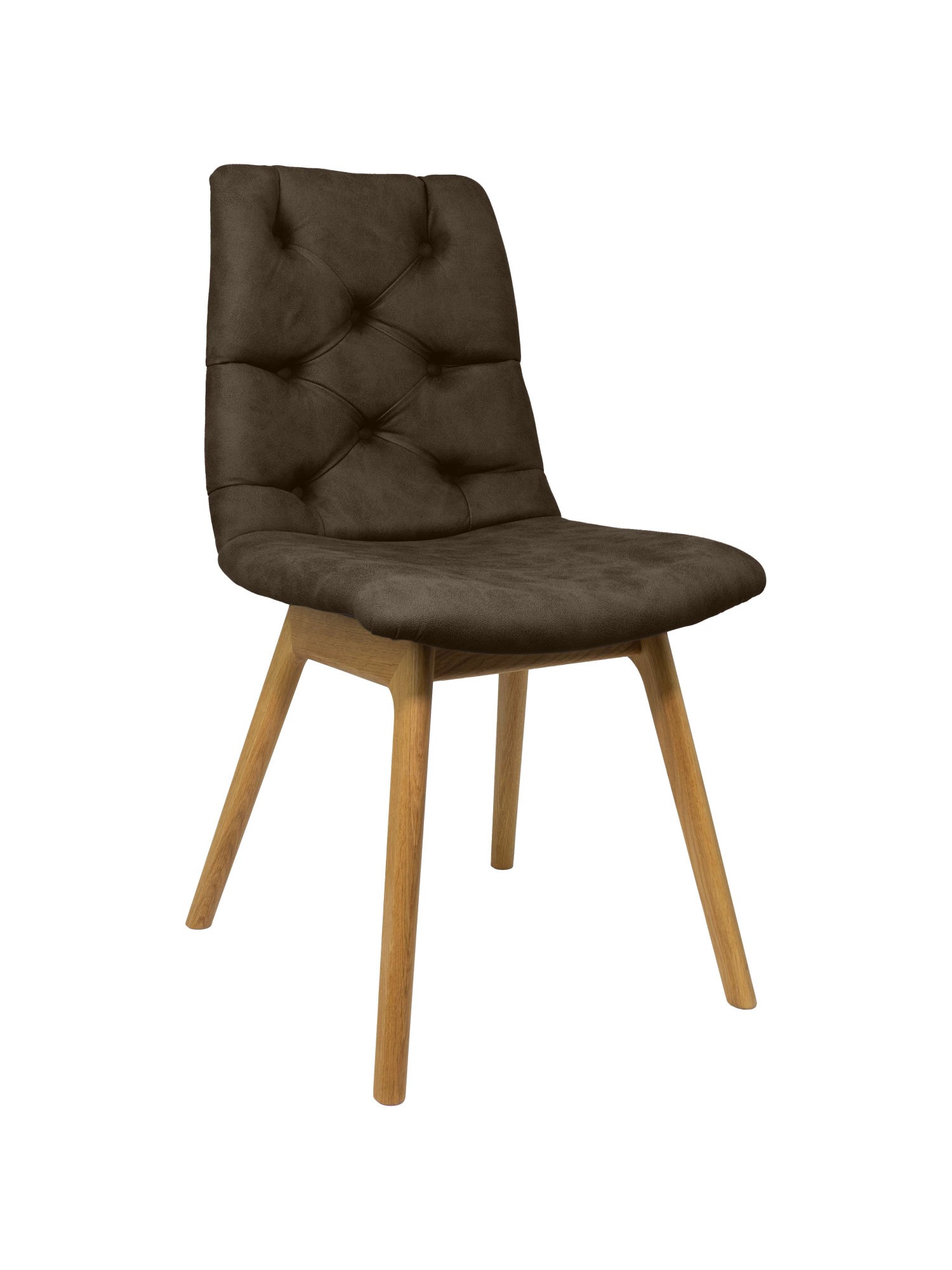 andas 4-Fußstuhl "Ramon", (Set), 2 St., Microfaser, mit Massivholzbeinen, v günstig online kaufen