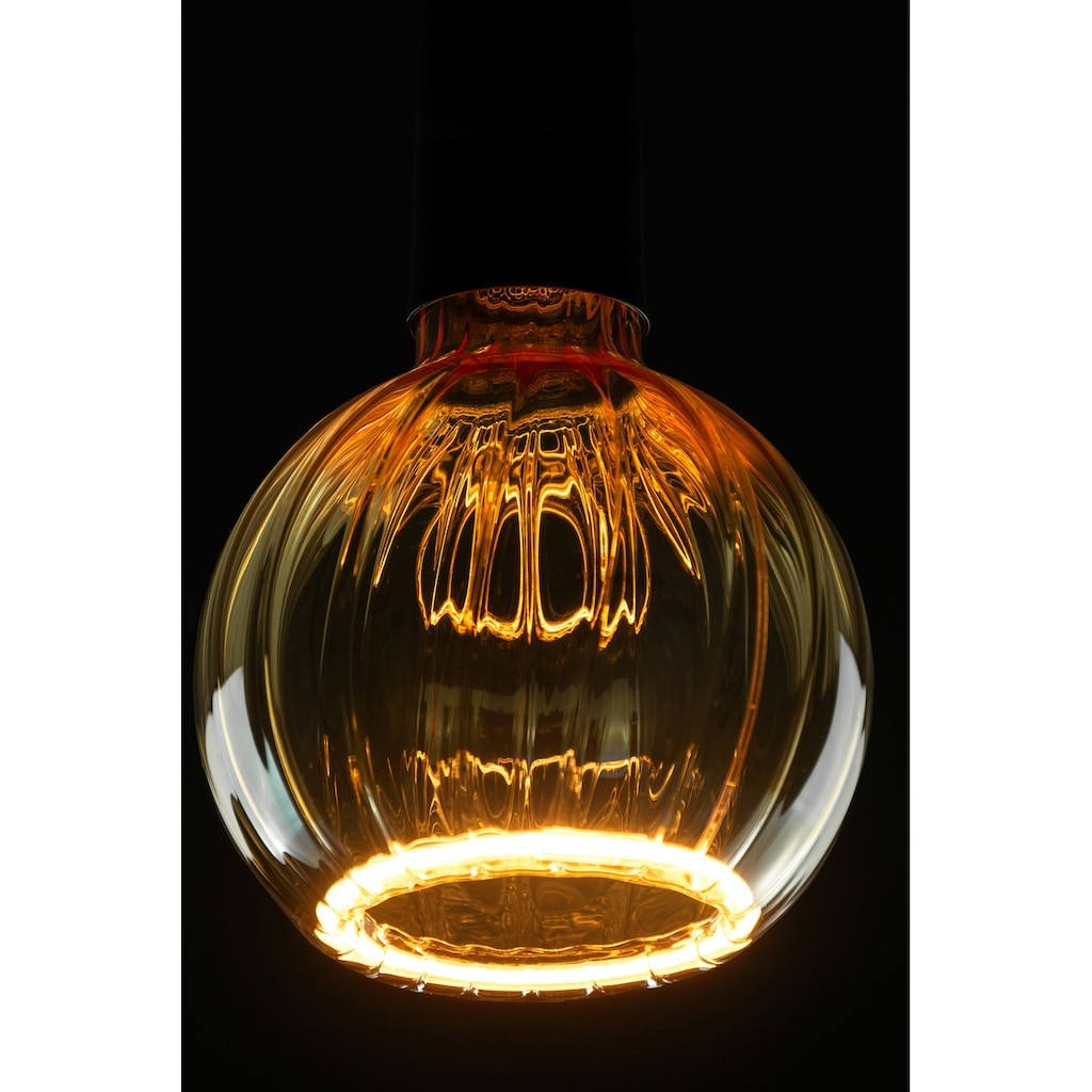 SEGULA LED-Leuchtmittel »LED Floating Globe 125 straight gold«, E27, Warmweiß