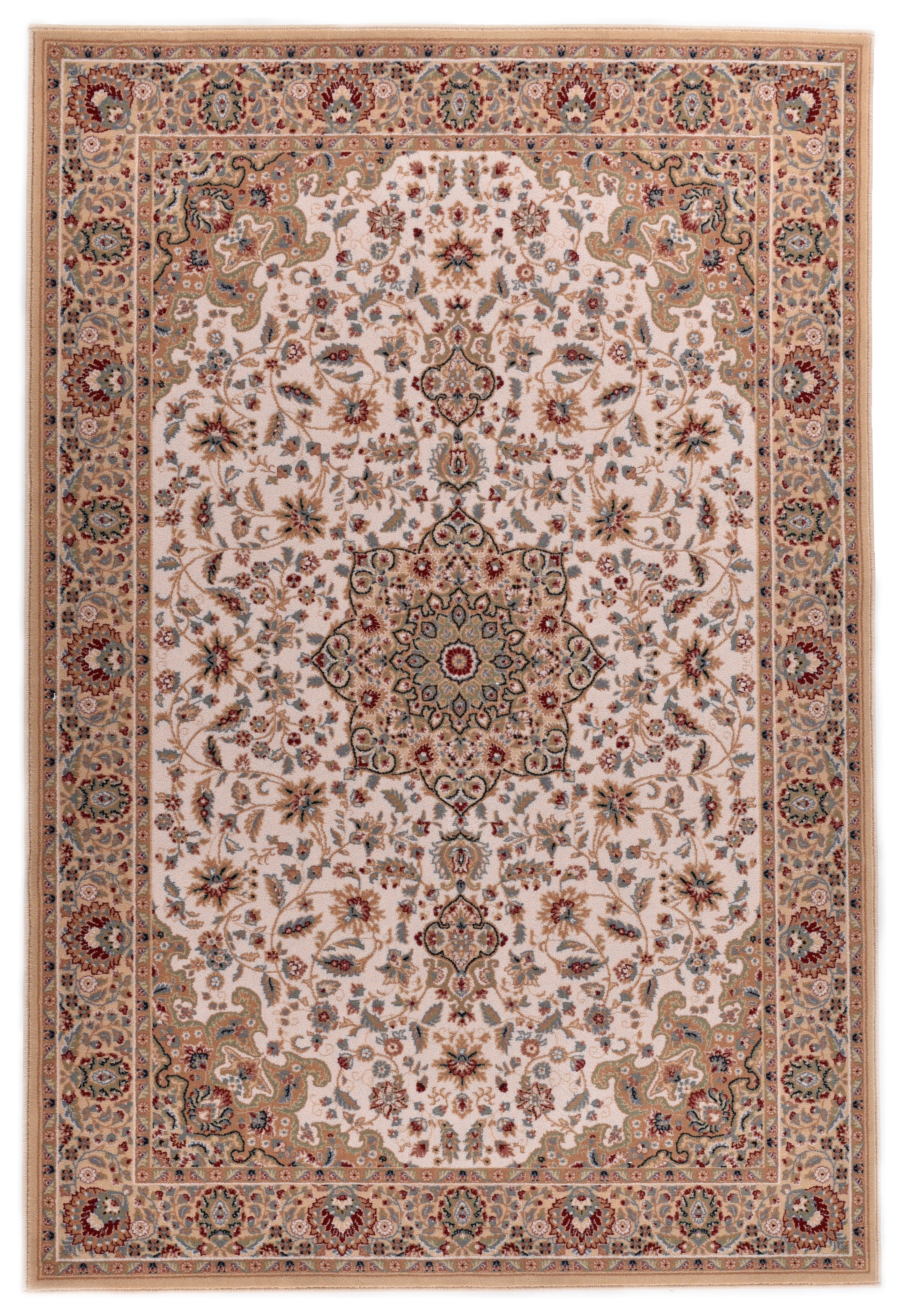 THEKO Wollteppich »Dolna - 859« rechteckig 10 mm Höhe Kurzflor, reine Wolle, Orient-Optik