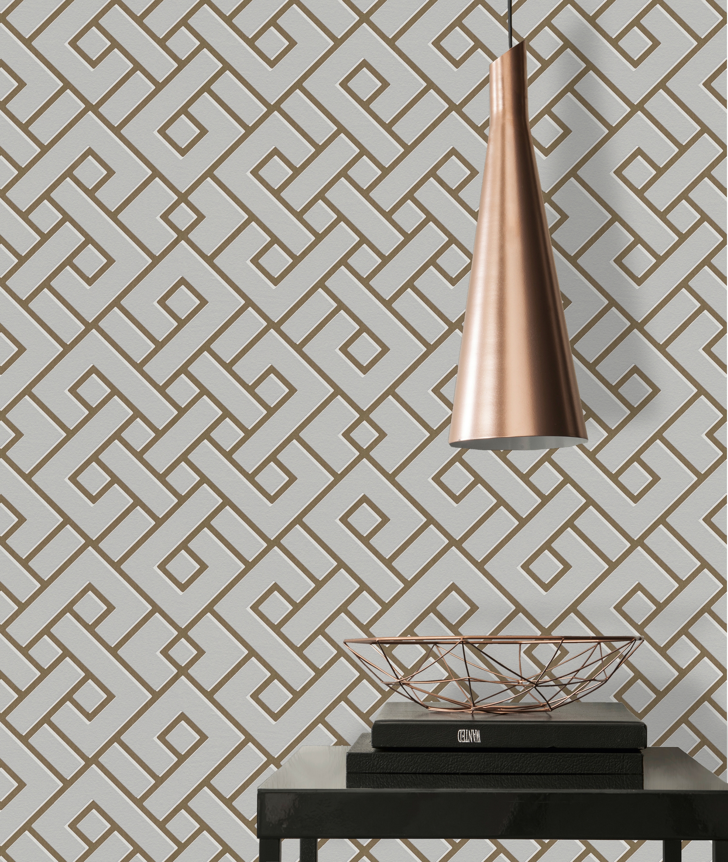 METROPOLIS BY MICHALSKY LIVING Vliestapete »Change is good, Magic Meander« Motiv | geometrisch | grafisch leicht strukturiert Designertapete Tapete Geometrisch Tapeten Wohnzimmer Schlafzimmer Flur