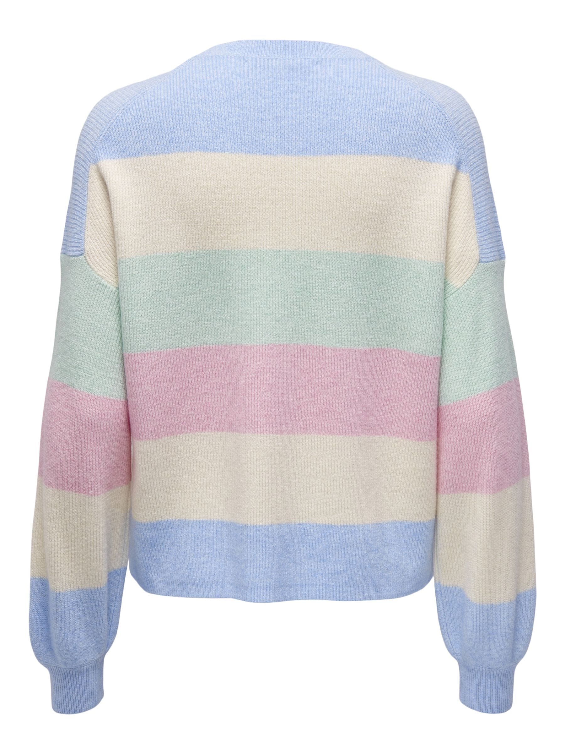 ONLY Strickpullover »ONLATIA L/S STRIPE PULLOVER KNT NOOS«