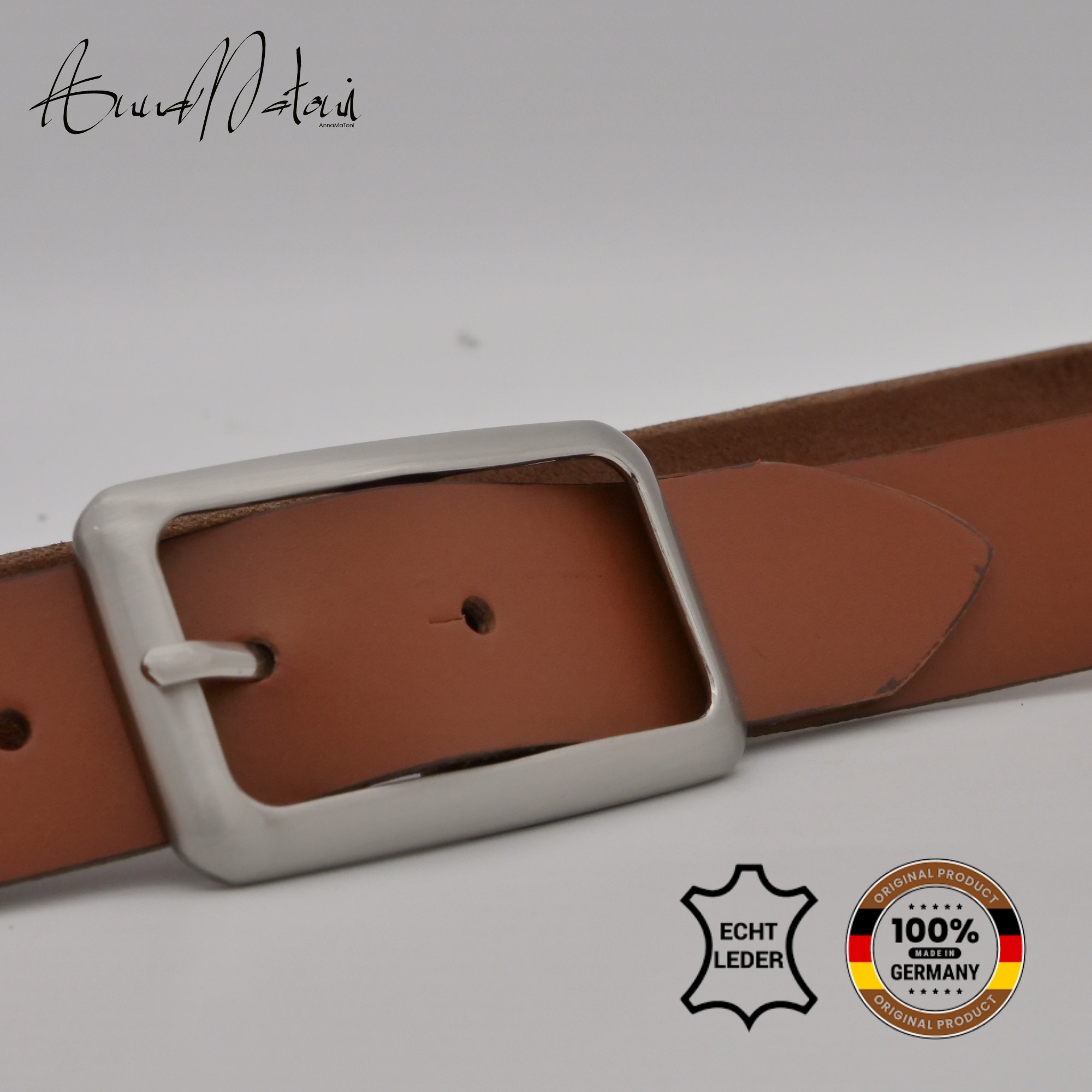 AnnaMatoni Ledergürtel "AnnaMatoni Damen Ledergürtel Basic 3cm breit echt L günstig online kaufen