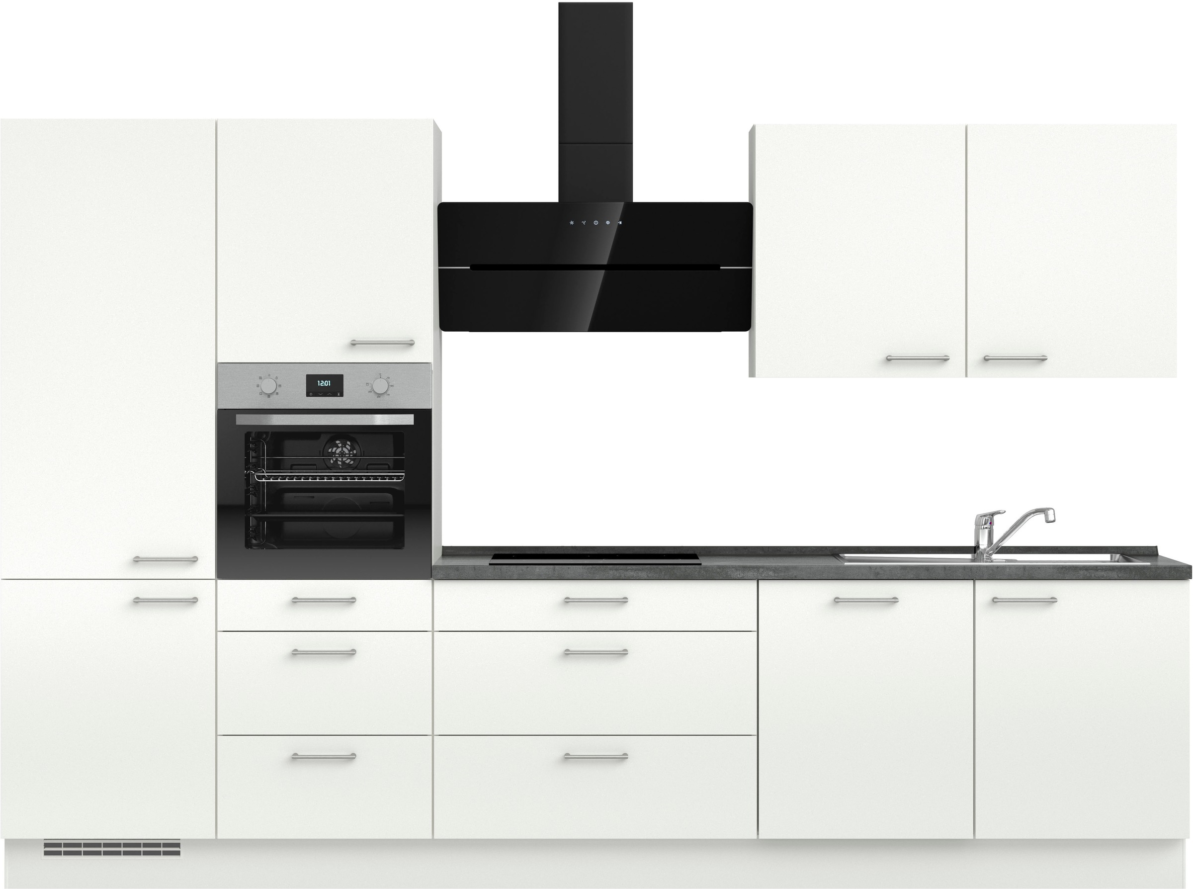 nobilia Küchenzeile ""Laser II", Ausrichtung wählbar, Breite 330 cm" vormon günstig online kaufen