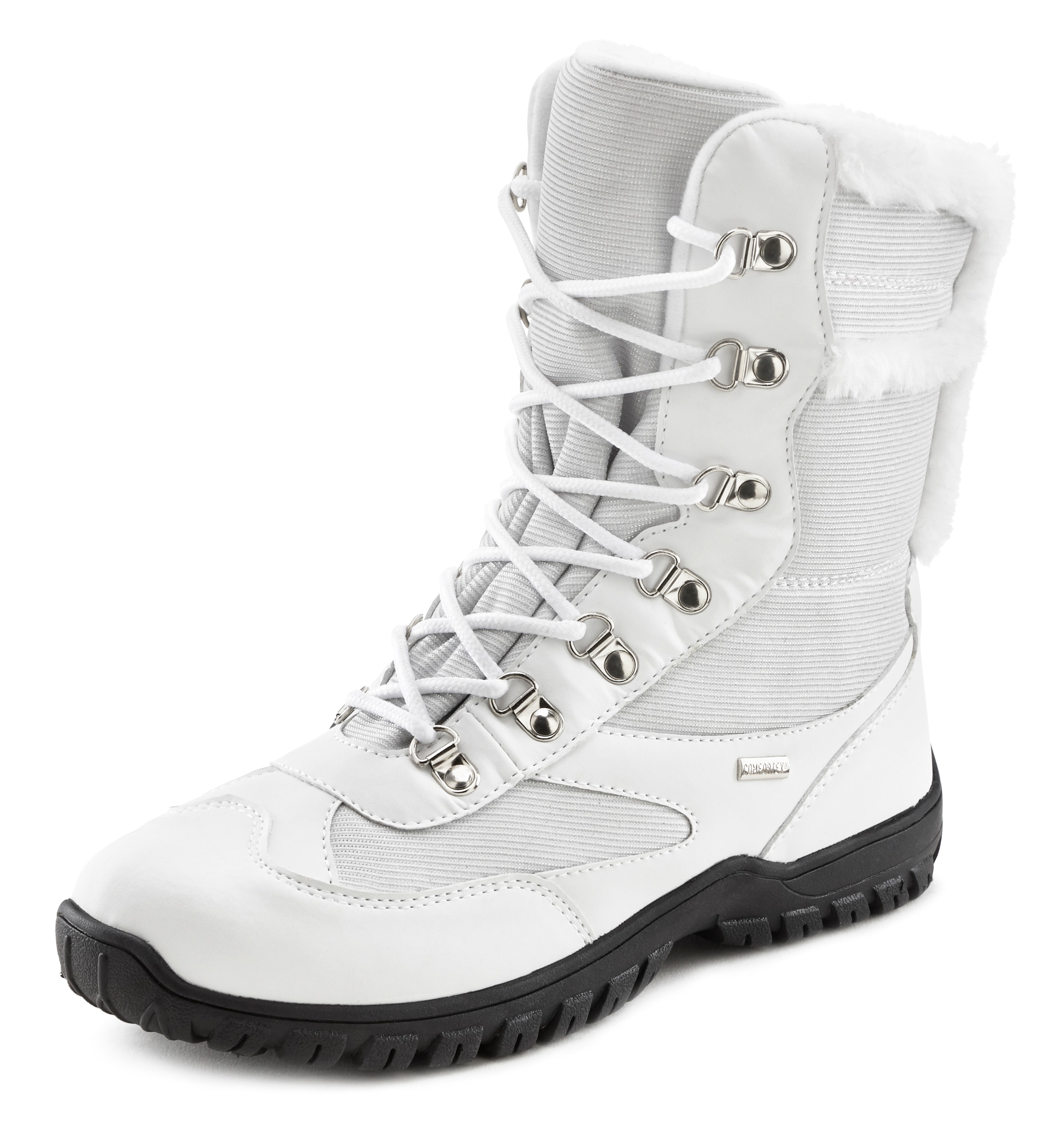 LASCANA Winterstiefel "Snow Boots, Stiefelette,", Snow Boots, Outdoor Stiefelette, wind & wasserabweisend, Profilsohle
