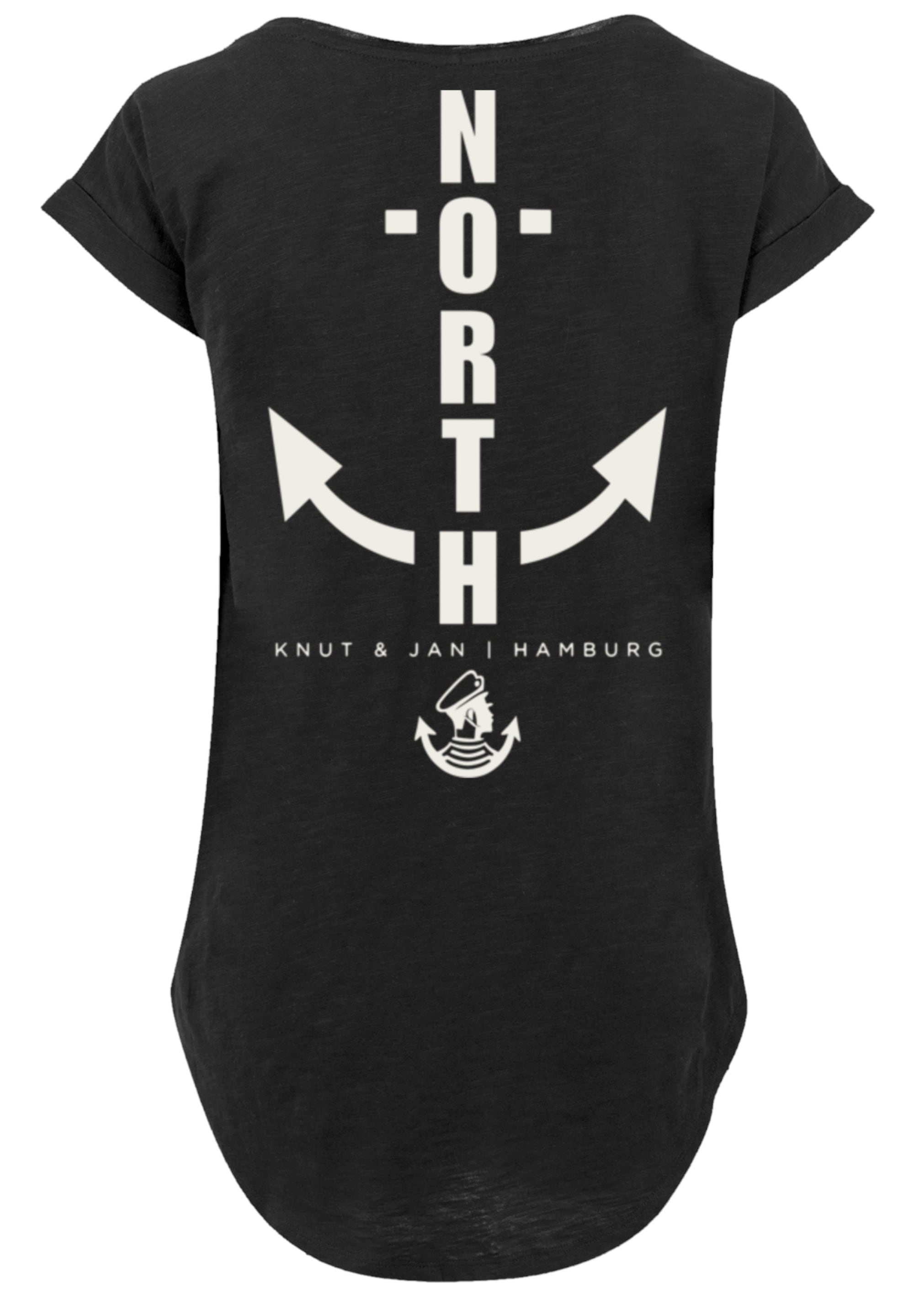 F4NT4STIC T-Shirt "North Anchor Knut & Jan Hamburg", Print günstig online kaufen