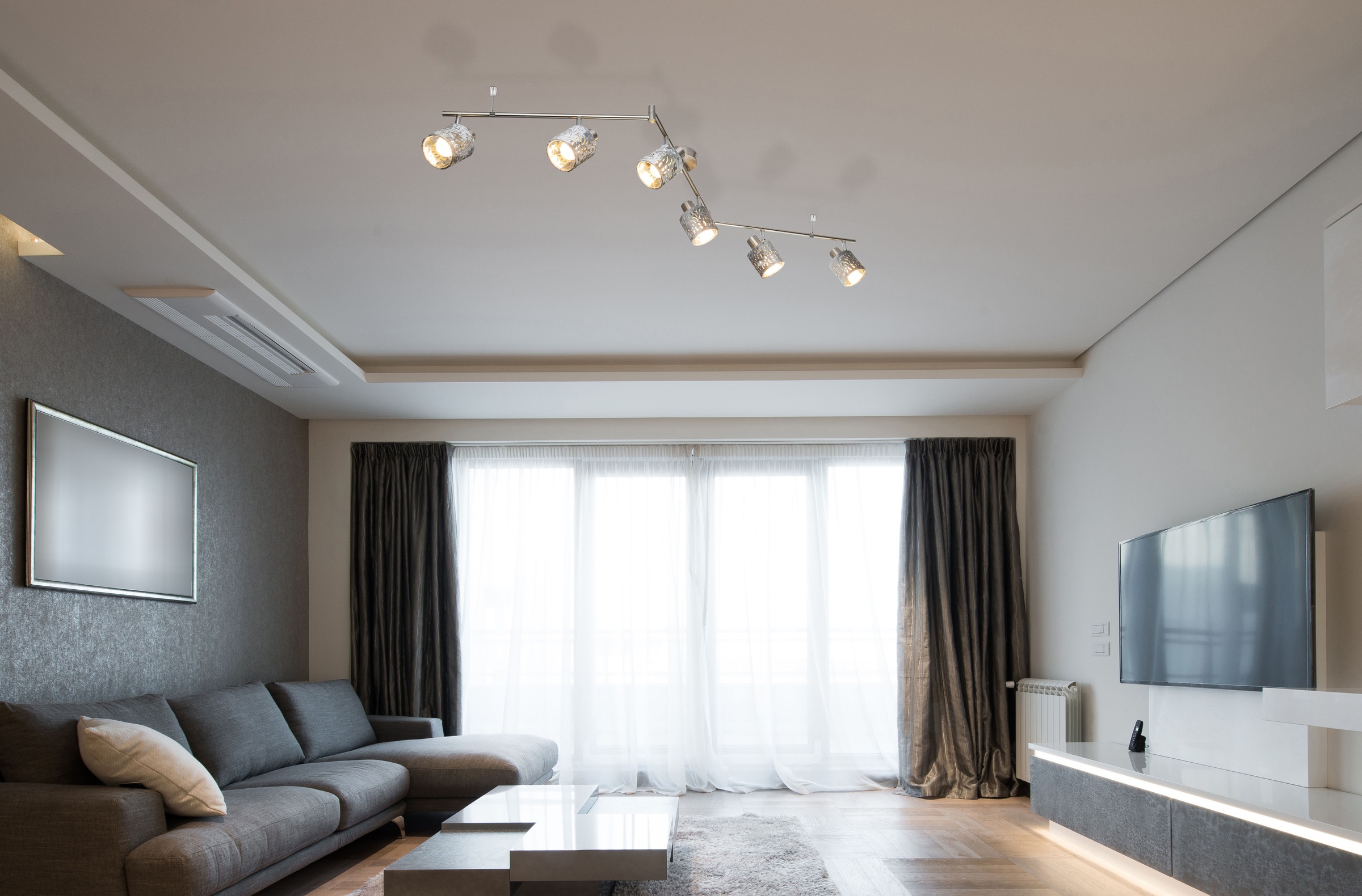 GLOBO LIGHTING Deckenstrahler »ALYS« E14 1 Stk. Spot Deckenspot Flur Schlafzimmer Wohnzimmer