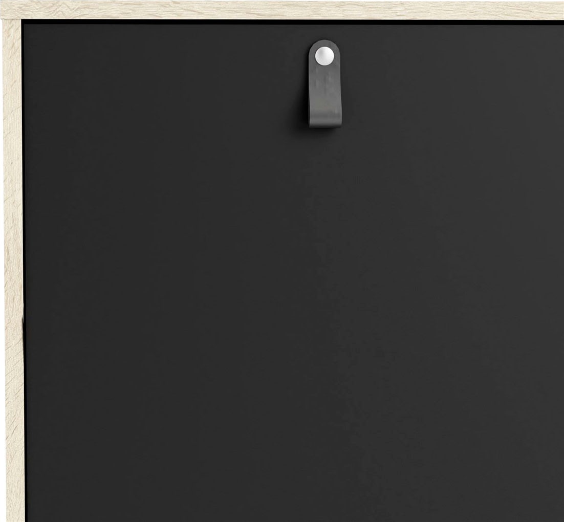 Home affaire Sideboard »Stubbe«, mit Tür und 3 Schubladen, Ledergriffe für die Tür, Breite 98,7 cm