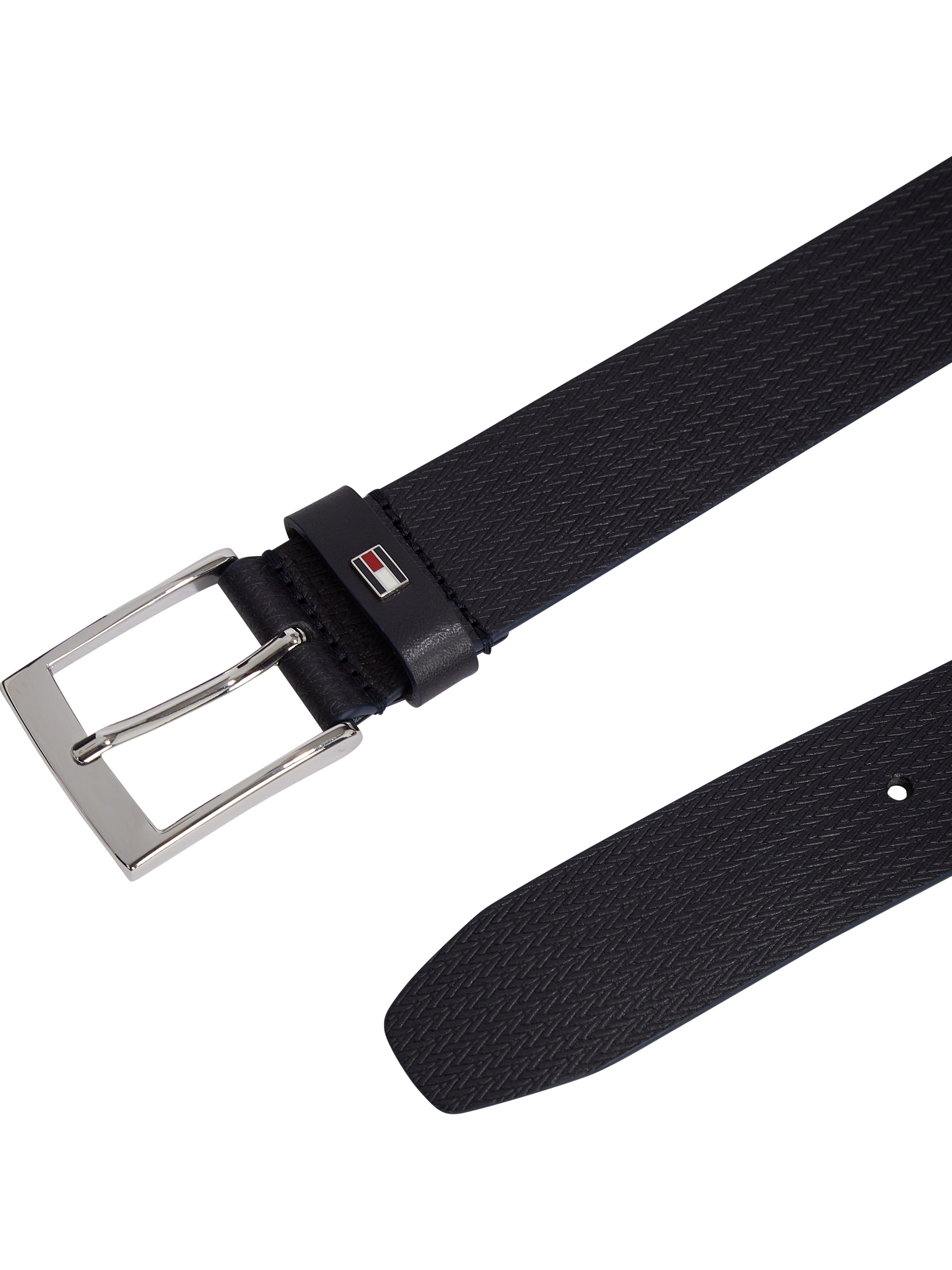 Tommy Hilfiger Ledergürtel ADAN HERRINGBONE 3.5 günstig online kaufen