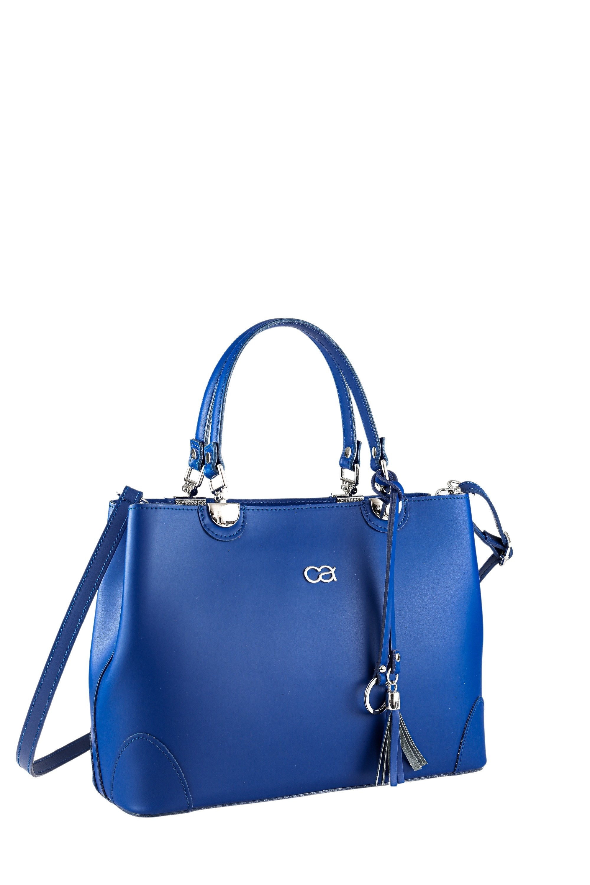 COLLEZIONE ALESSANDRO Schultertasche »Mademoiselle«, hochwertiges Rindsleder mit Quaste und Anhänger