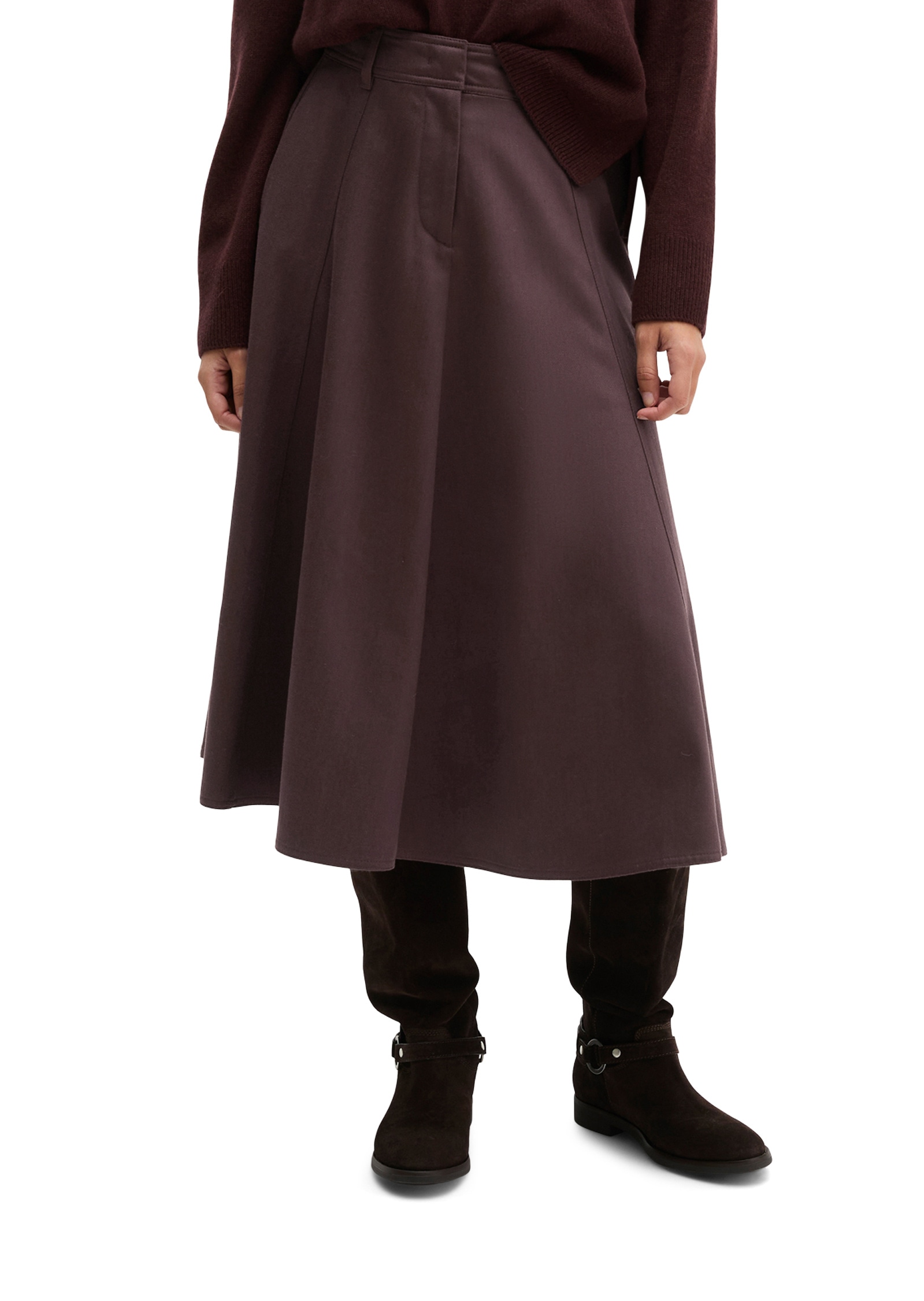 Marc OPolo Webrock "aus fließendem Lyocell-Baumwoll-Twill"