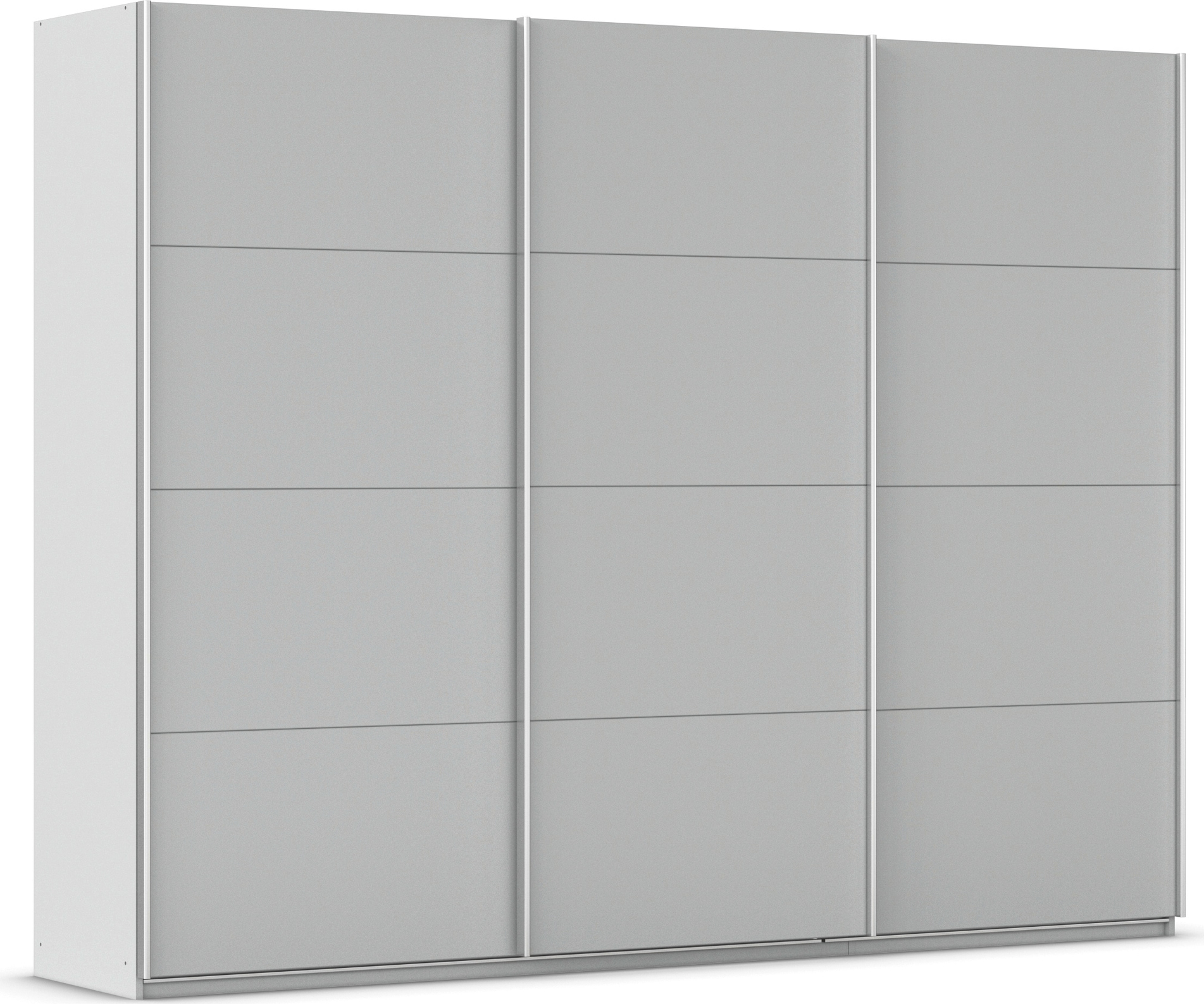 OTTO home Schwebetürenschrank "Kleiderschrank Schrank Garderobe AGORDO mit Dekor- oder Hochglanzfront" Breiten 203/271/315/360 cm in drei Griff-Farben - NEU: Farbe SCHWARZ, in 4 Breiten und 2 Höhen MADE IN GERMANY
