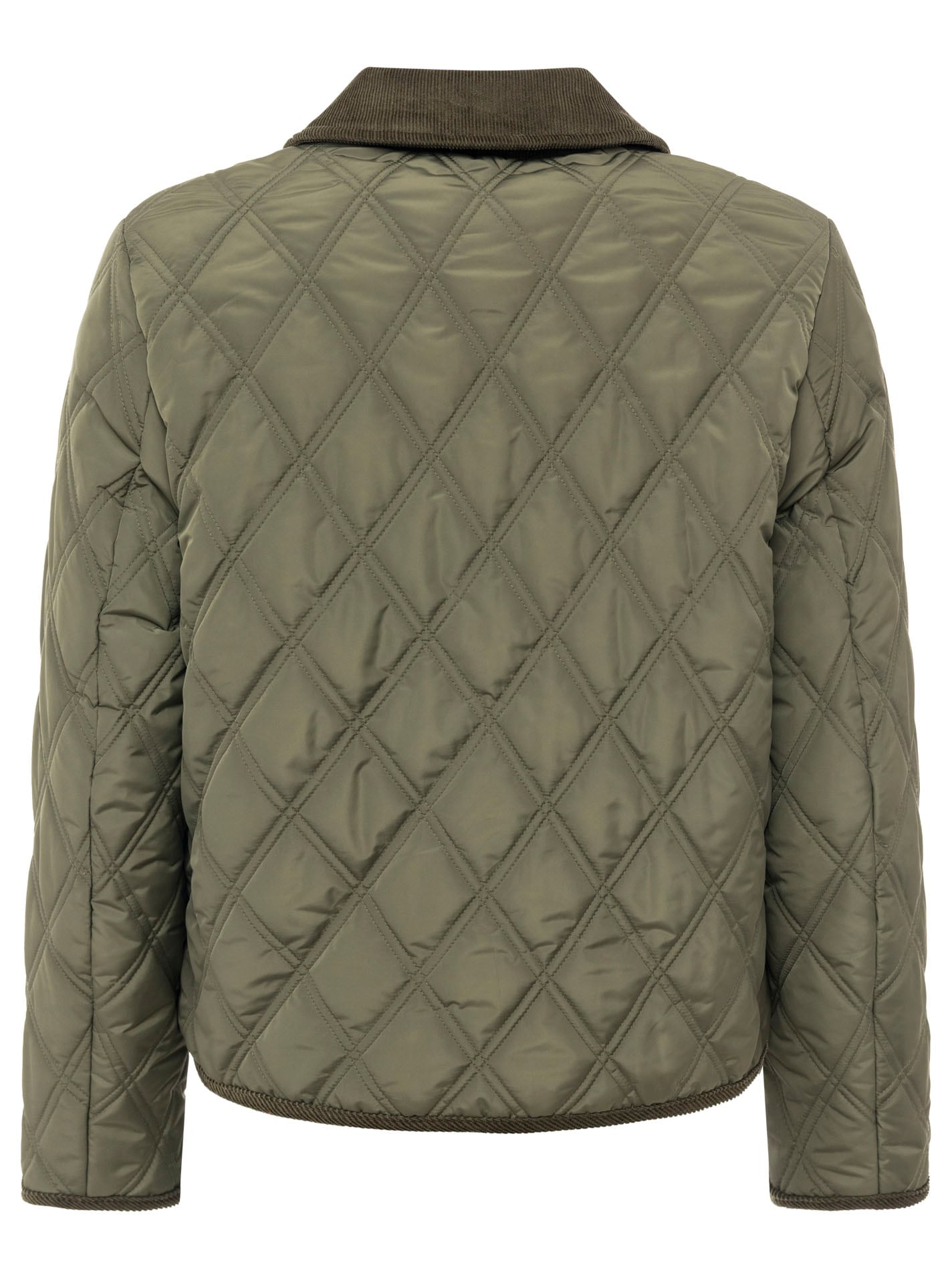 Zwillingsherz Steppjacke »"Classic"« ohne Kapuze Kordkragen, Knopfleiste und Taschen