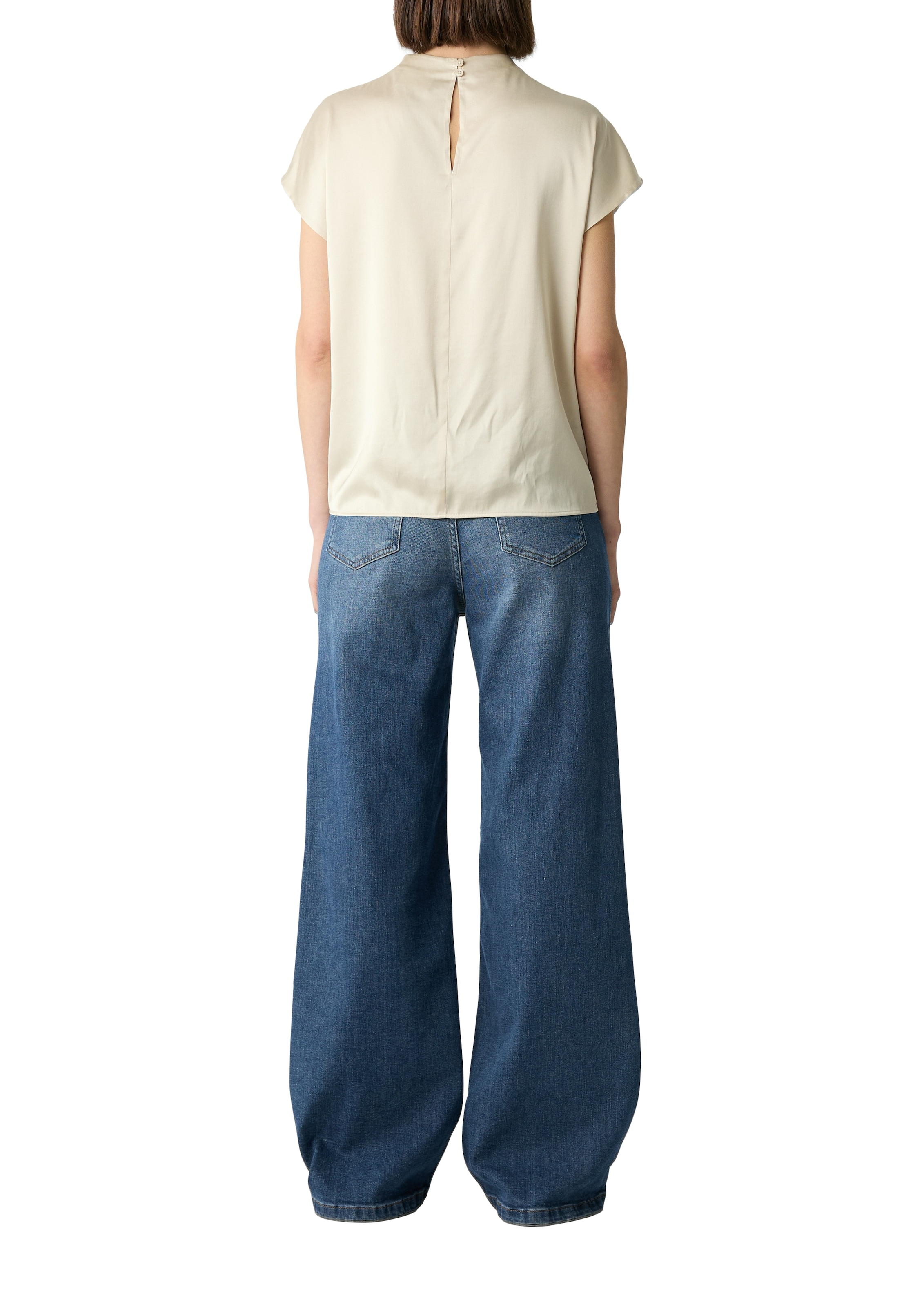 Comma Shirtbluse , mit Falten-Detail
