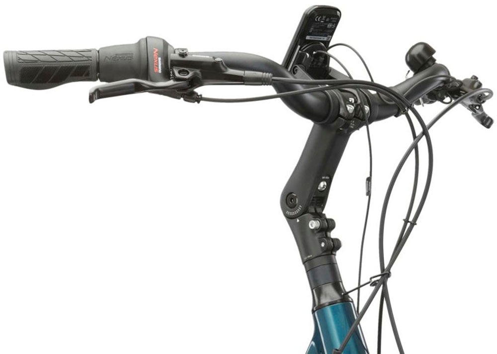 Kross E-Bike »E-Citybike Sentio Hybrid 5.0 28 Zoll blau«, 7 Gang, Shimano, NEXUS, Mittelmotor 250 W