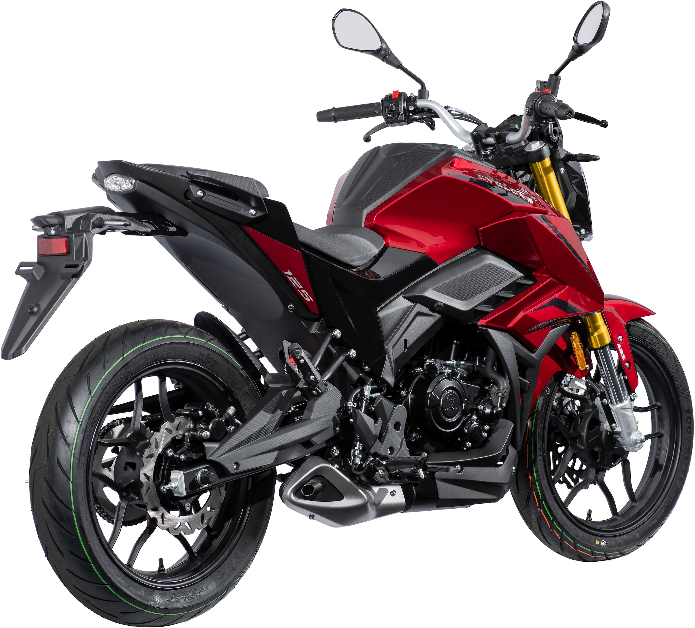 Cyclone Motorrad »Batllo5, 125, E5+, Naked« 124 cm³ 95 km/h Euro 5+ 15 11 kW, 15 PS, ABS, 125er Naked, digitales Cockpit