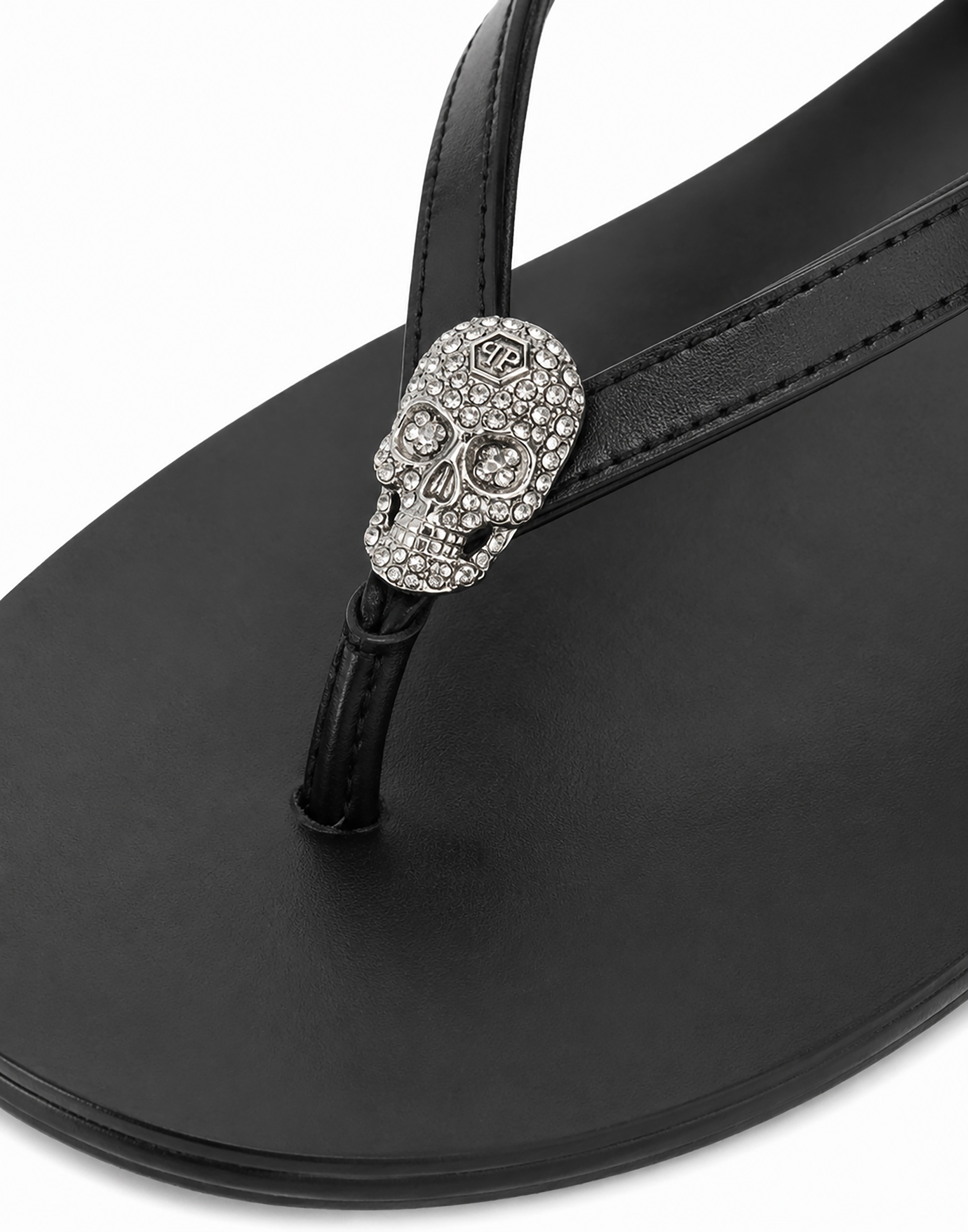PHILIPP PLEIN Sandale »Skull Mit Schmucksteinen«