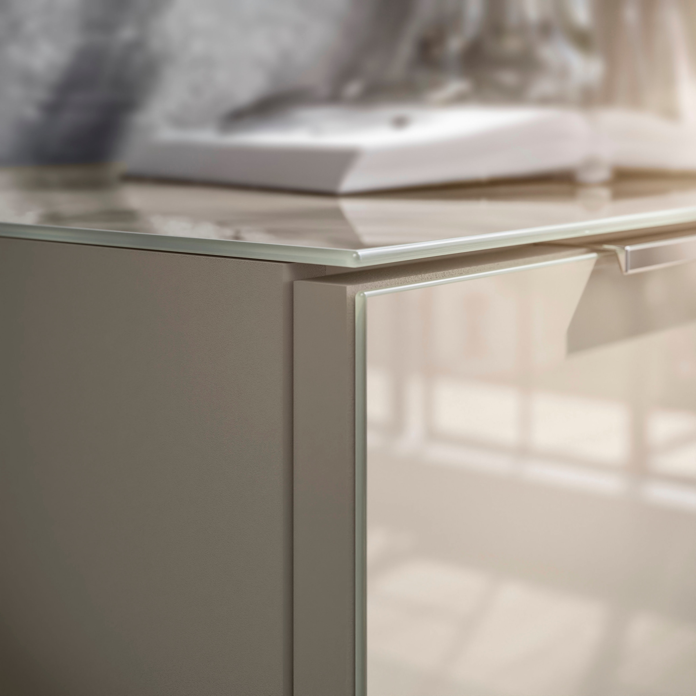 HBZ Kommode »Santorin, BxHxT 90x99x40 cm«, (1 St.), Breite 90cm, Softclose für Türen, Melaminbeschichtung