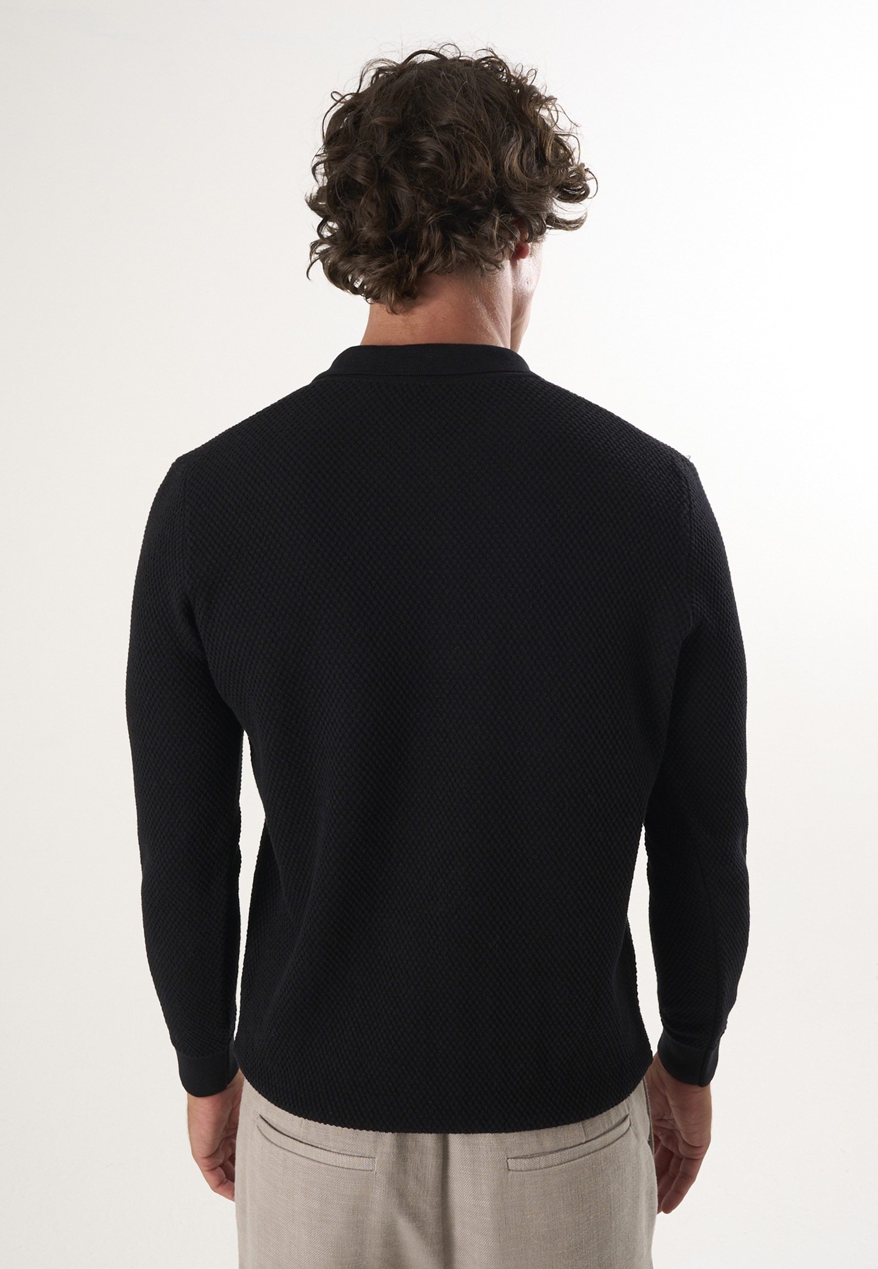 Felix Hardy Polokragenpullover »Pullover mit Polo-Kragen und Knöpfen«