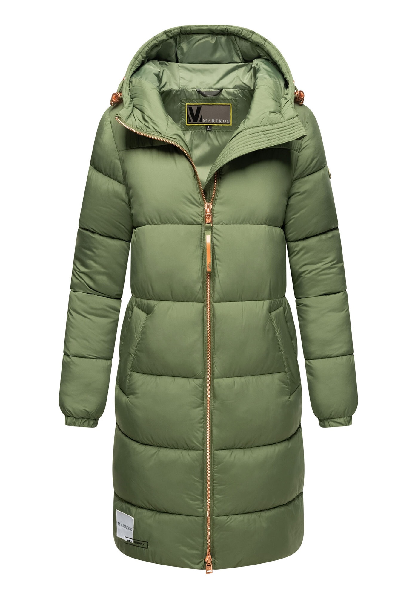 Marikoo Winterjacke »Nomadiaa«, Lange Damen Winterjacke