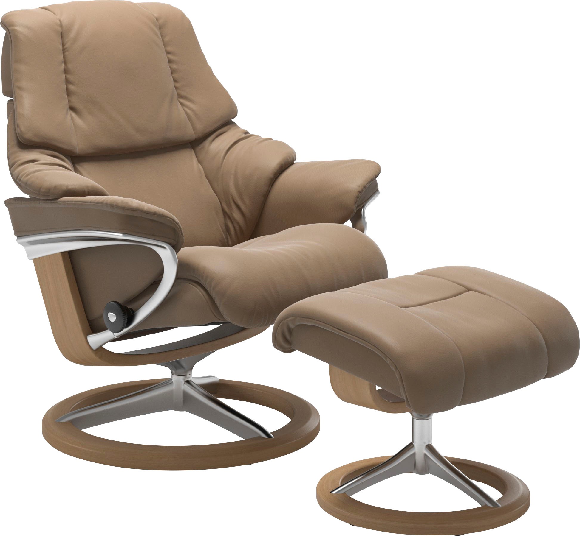 Stressless® Relaxsessel »Reno«, mit Signature Base, Größe S, M & L, Gestell Eiche