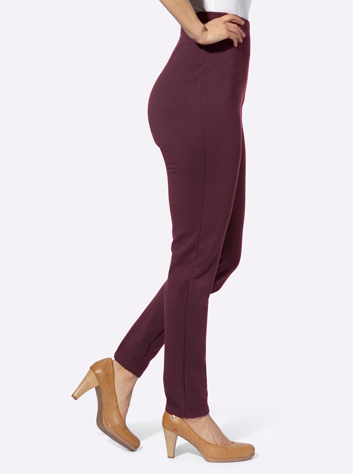 Classic Basics Lederimitathose günstig online kaufen
