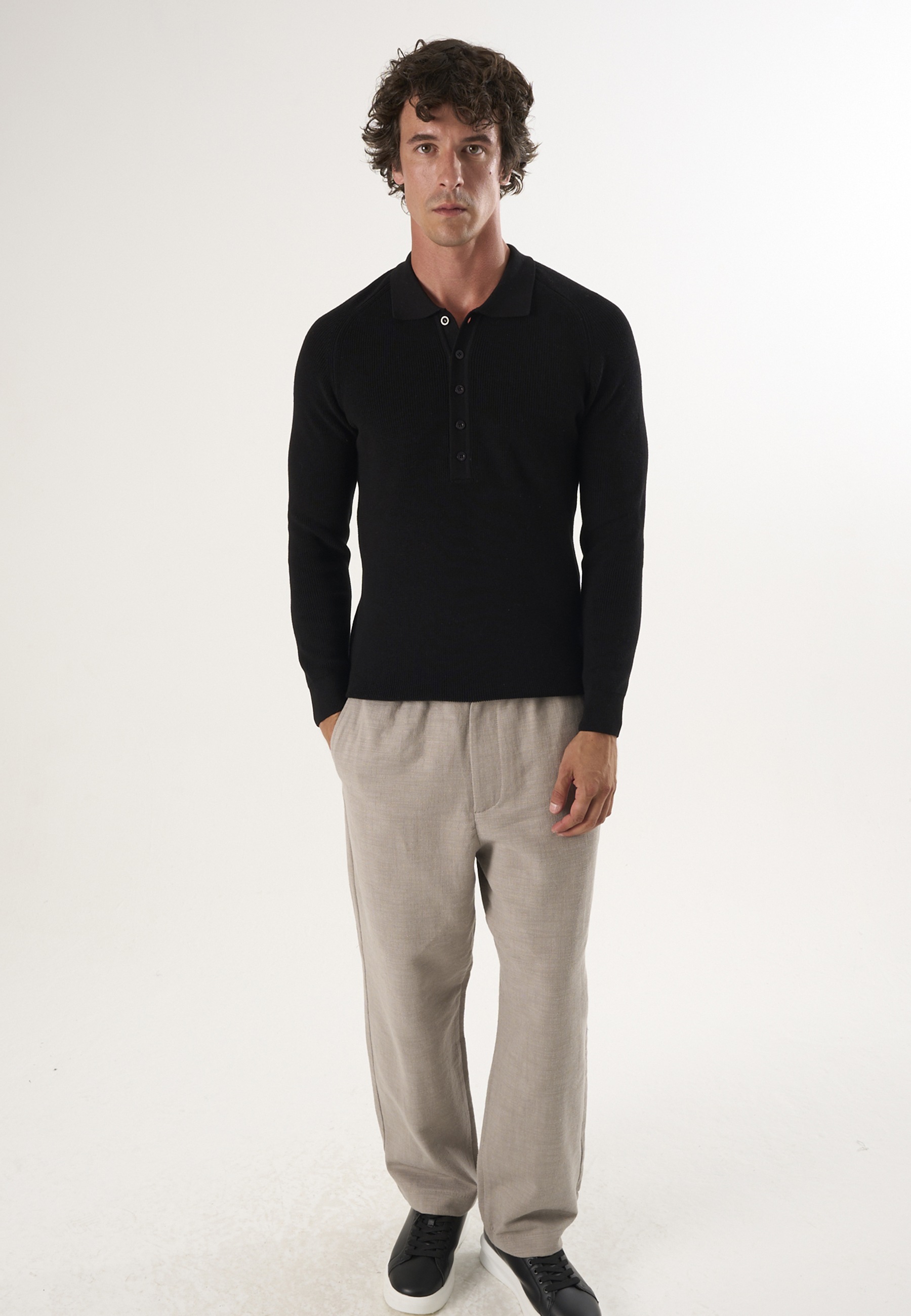 Felix Hardy Polokragenpullover "Pullover mit Rollkragen und Knöpfen" günstig online kaufen