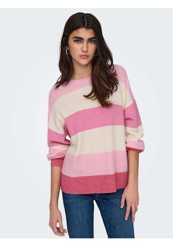 Strickpullover »ONLATIA L/S STRIPE PULLOVER KNT NOOS«