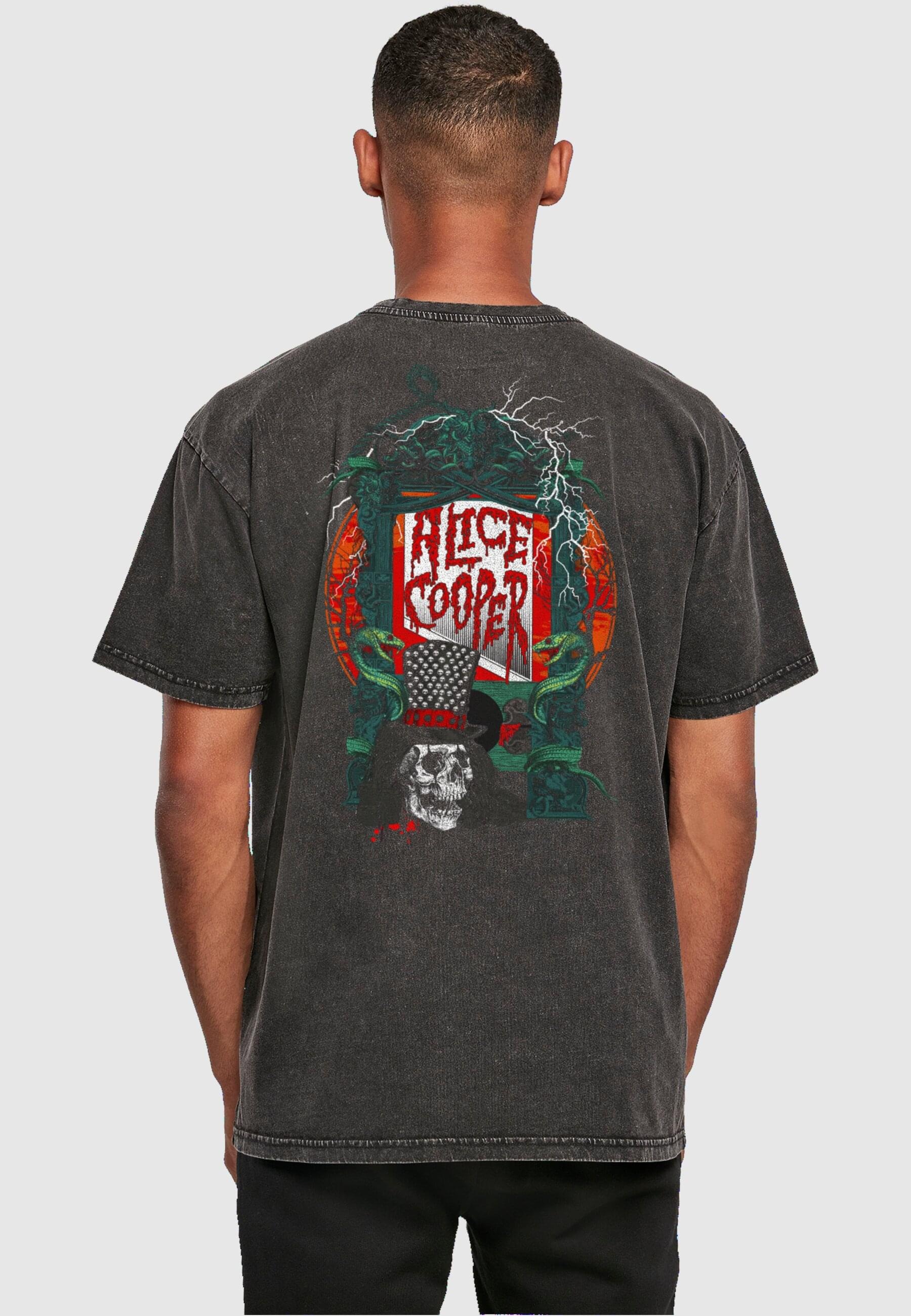 Merchcode T-Shirt »Merchcode Herren Alice Cooper - Guillotine Washed Oversize Tee«, (1 tlg.)