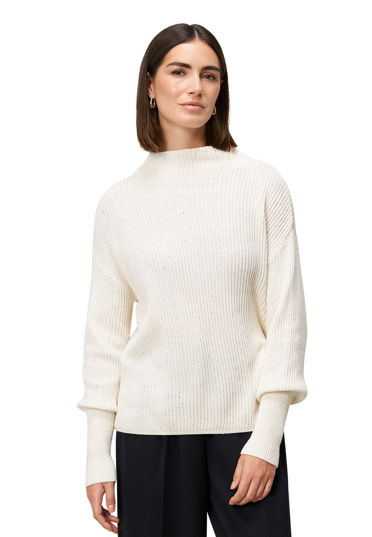Zero Strickpullover "Damen mit Pailletten" 1 Stk. Pailletten günstig online kaufen