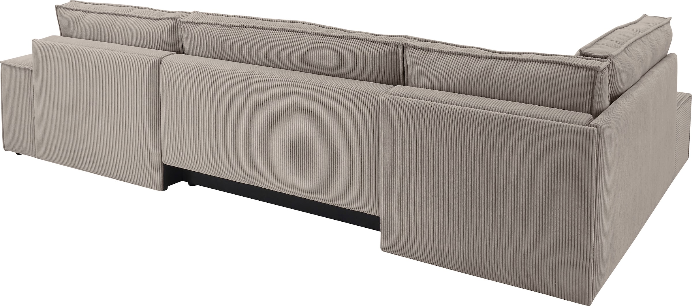 Home affaire Wohnlandschaft »SHERWOOD 329 cm, U-Form, Schlafsofa,«