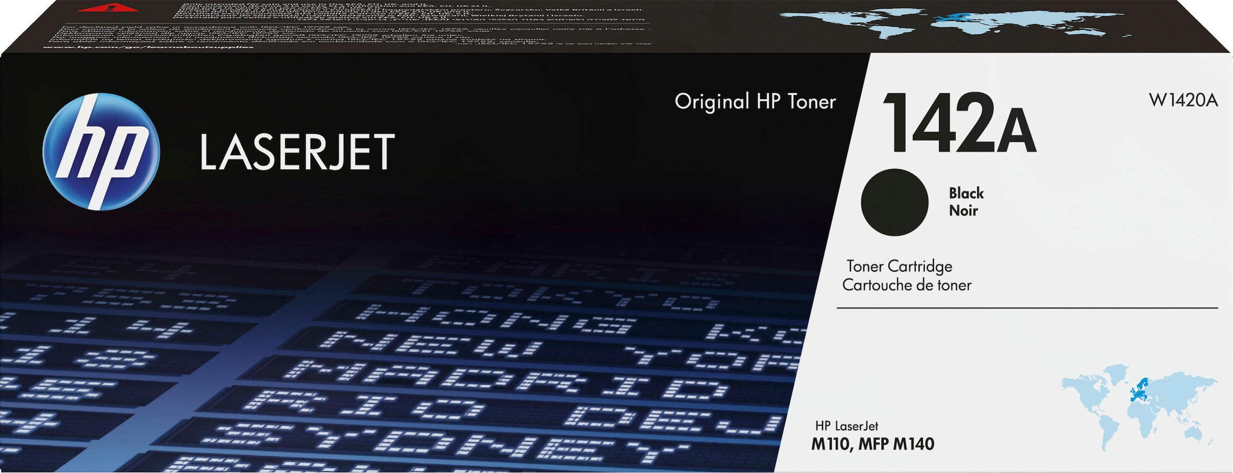 HP Tonerpatrone "HP original Toner 142A schwarz W142A", schwarz, Tonerpatronen