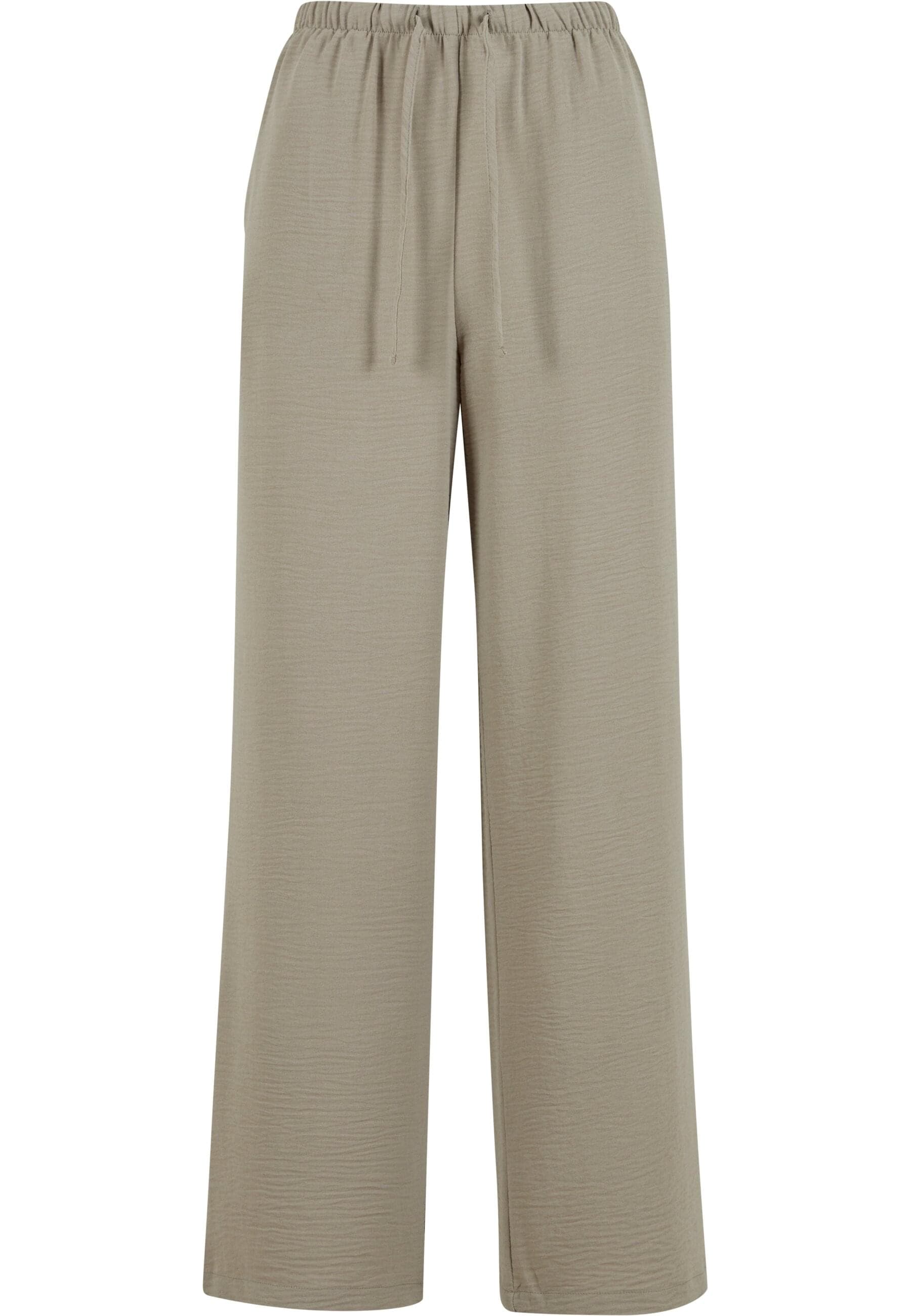 URBAN CLASSICS Stoffhose "Urban Classics Ladies Structured Wideleg Pants" günstig online kaufen