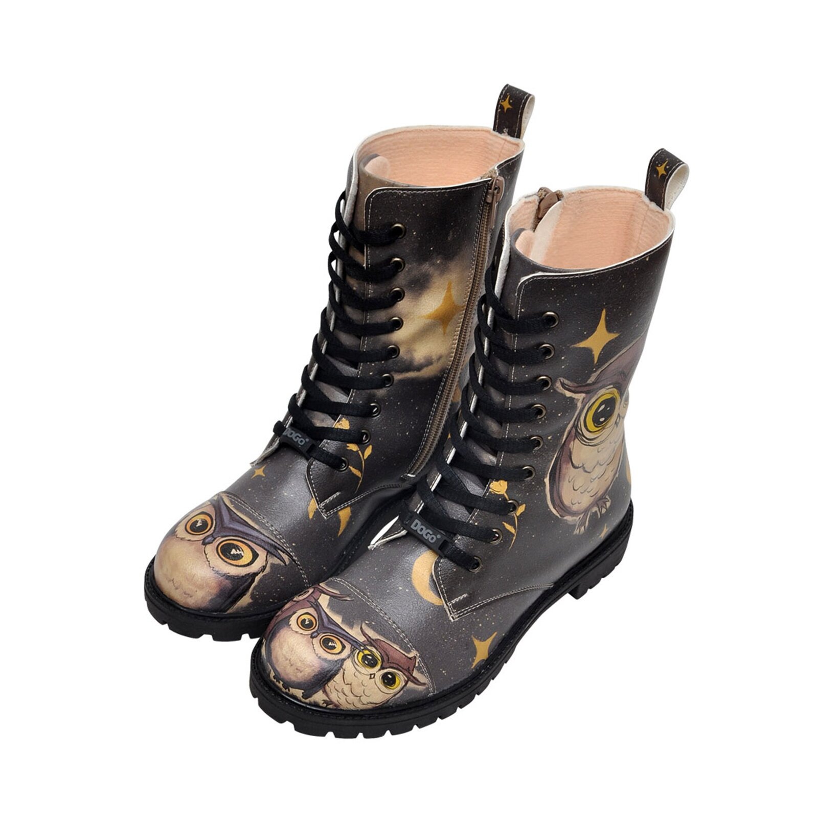 DOGO Schnürboots "Zipsy High-Top Boots You Are The Colour Of My Life Damen" günstig online kaufen